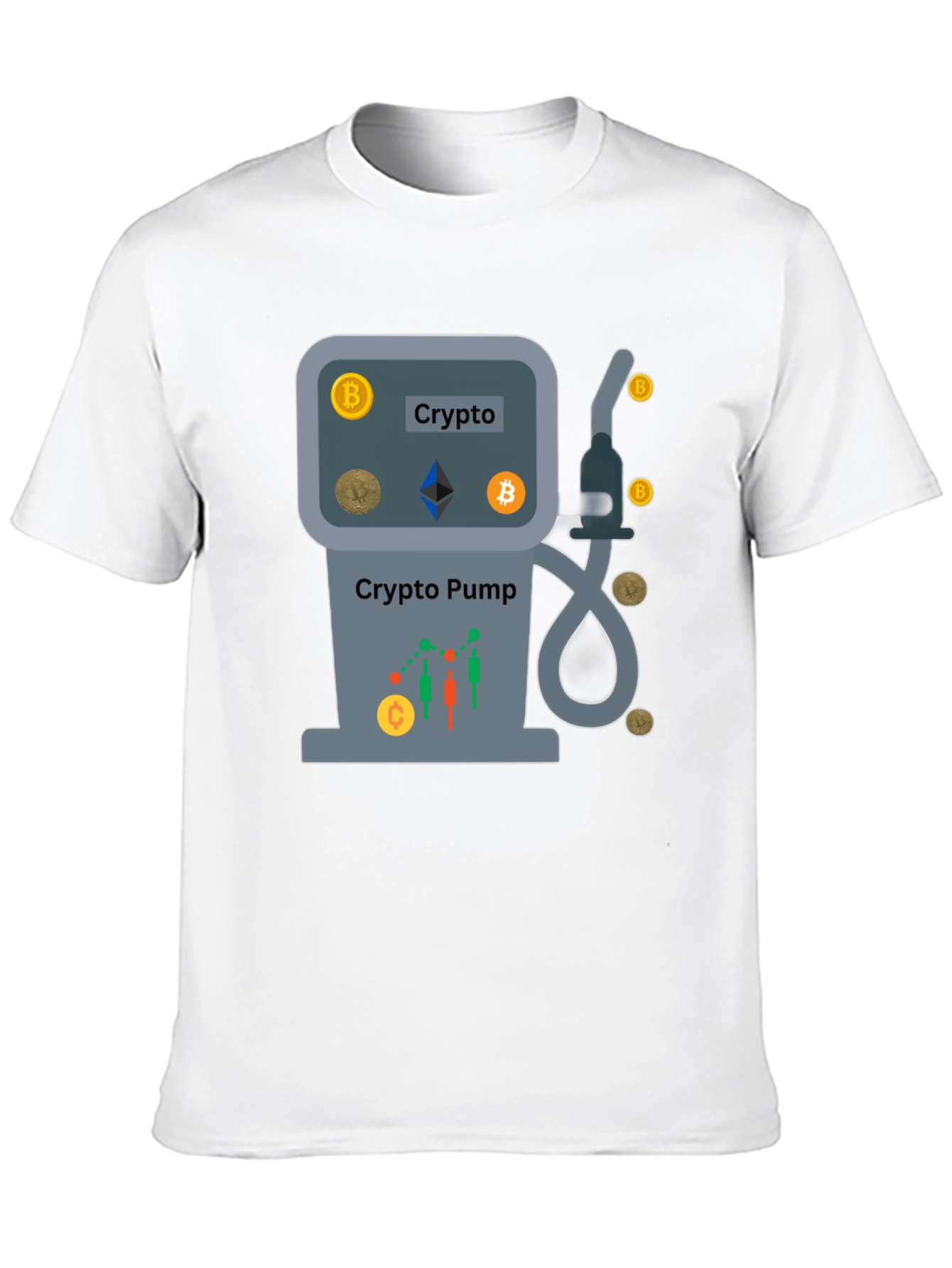 Crypto Pump T-Shirt - Bitcoin Ethereum