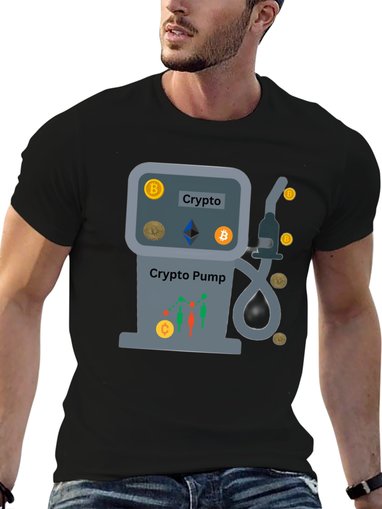 Crypto Pump T-Shirt - Bitcoin Ethereum