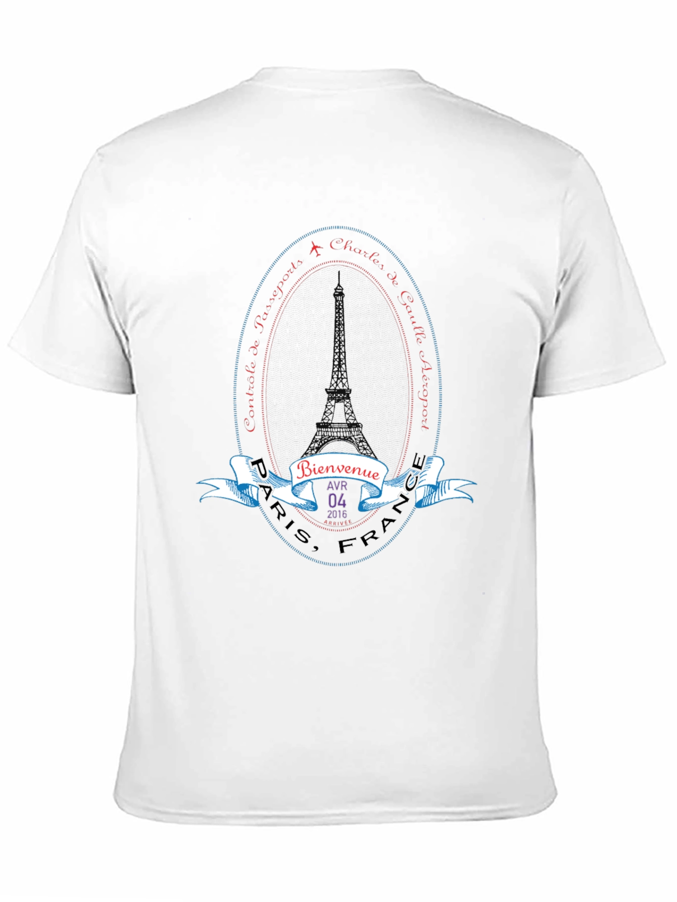 Paris Travel Souvenir T-Shirt