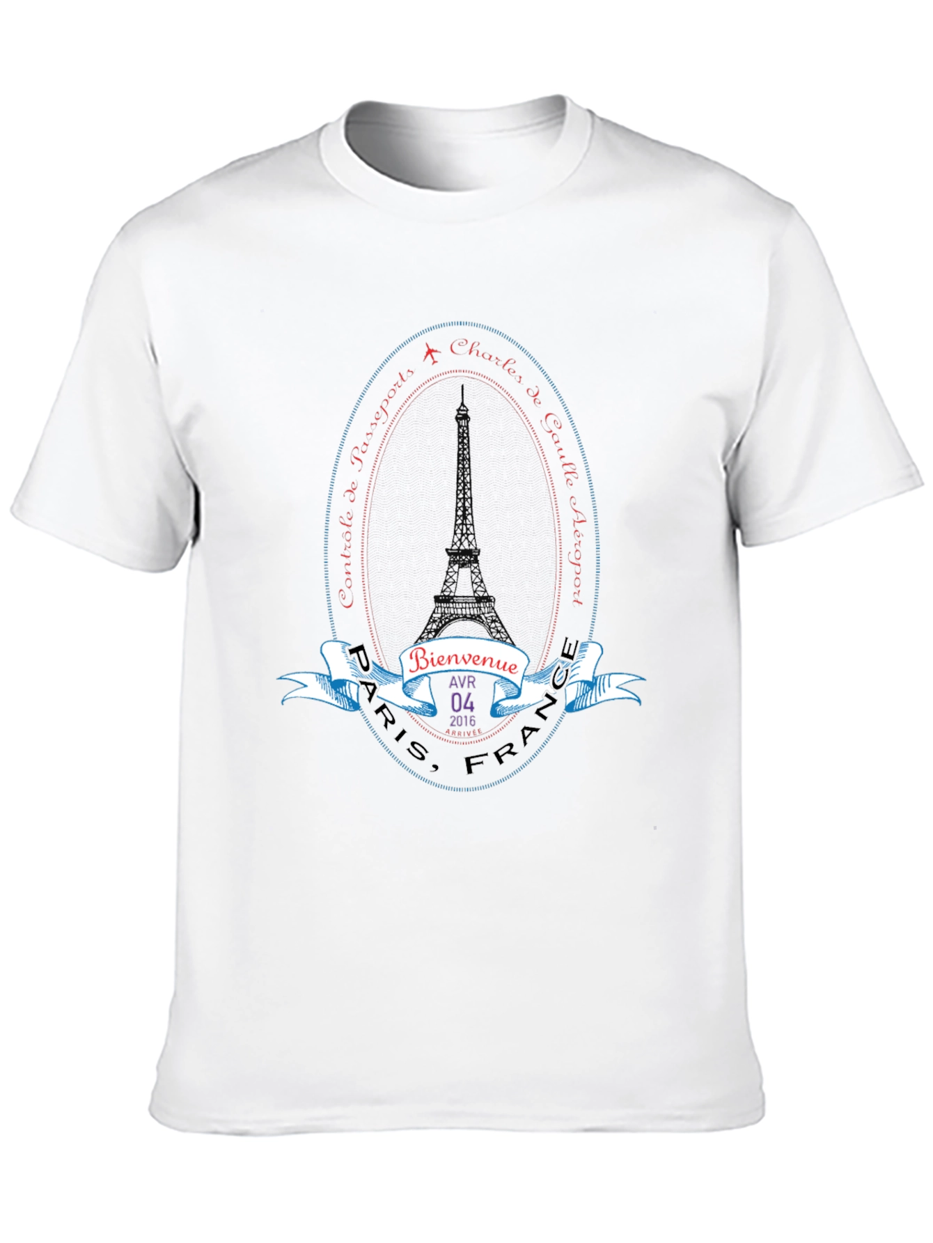 Paris Travel Souvenir T-Shirt
