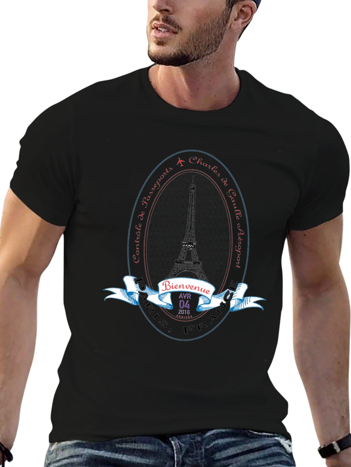 Paris Travel Souvenir T-Shirt