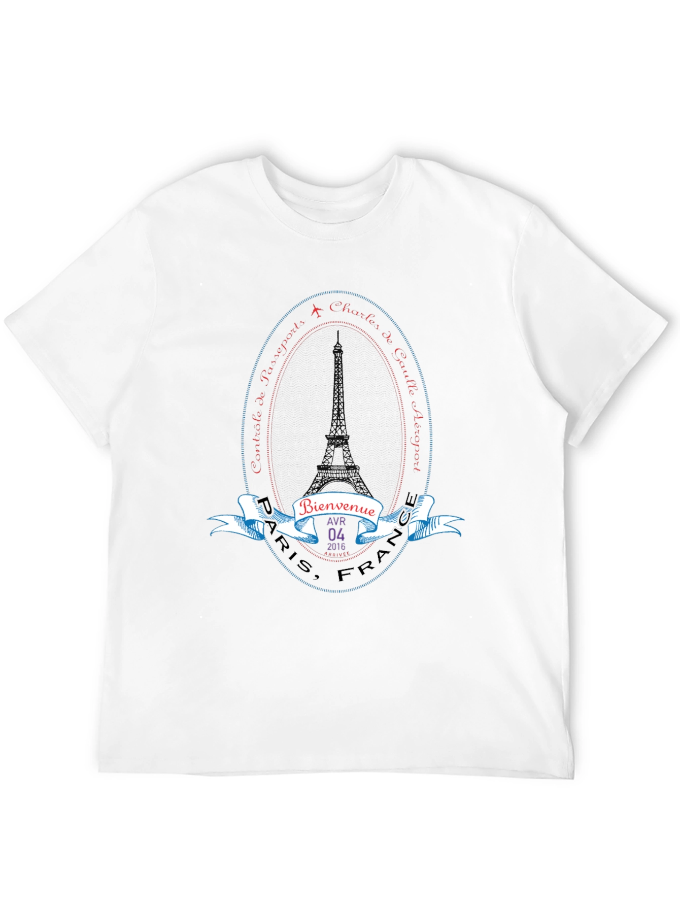 Paris Travel Souvenir T-Shirt