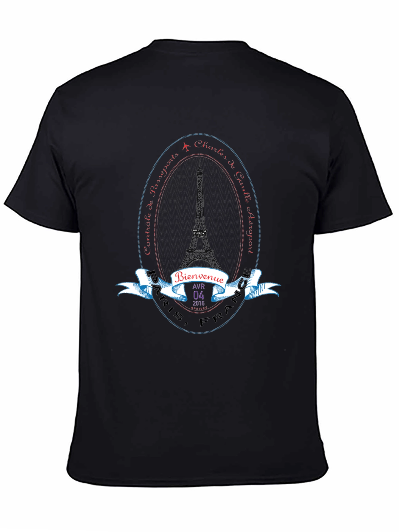 Paris Travel Souvenir T-Shirt