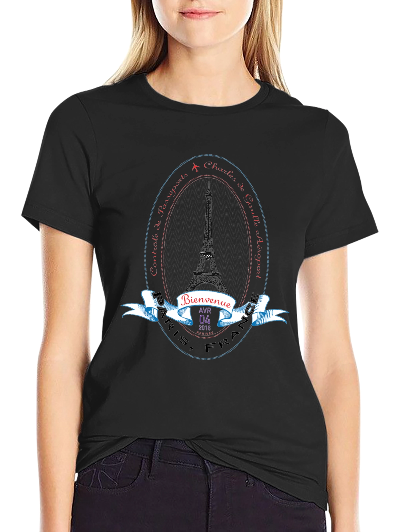 Paris Travel Souvenir T-Shirt