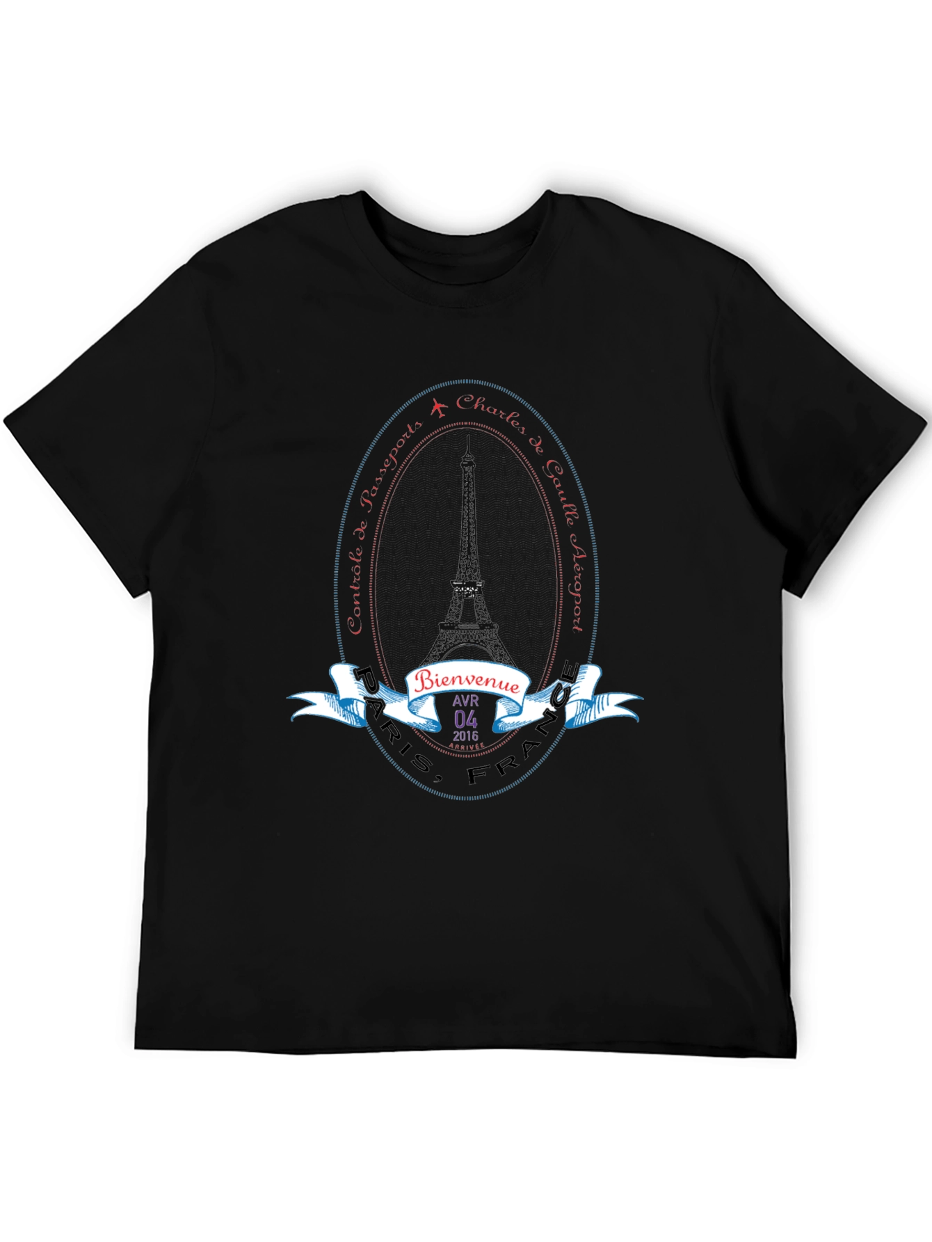 Paris Travel Souvenir T-Shirt
