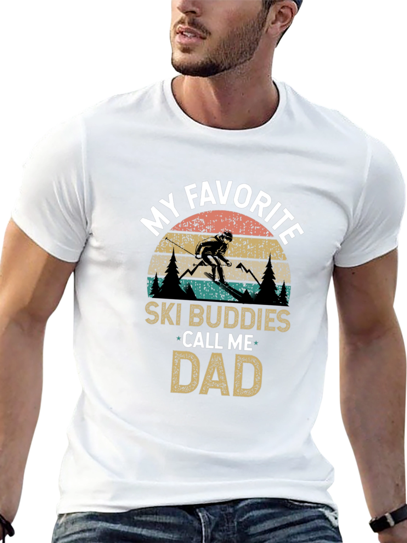My Favorite Ski Buddies Call Me Dad T-Shirt