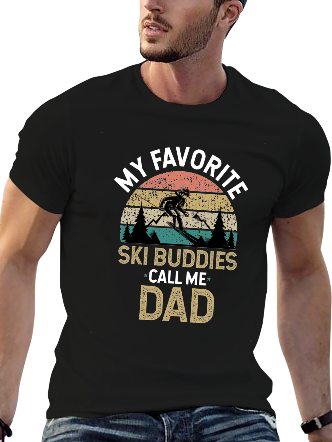 My Favorite Ski Buddies Call Me Dad T-Shirt