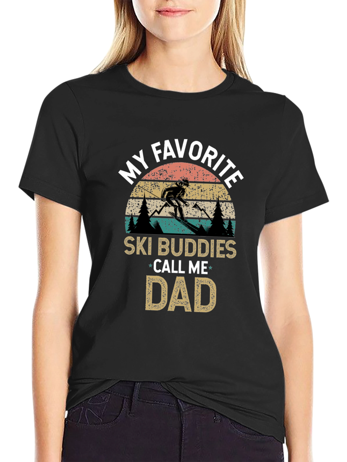 My Favorite Ski Buddies Call Me Dad T-Shirt