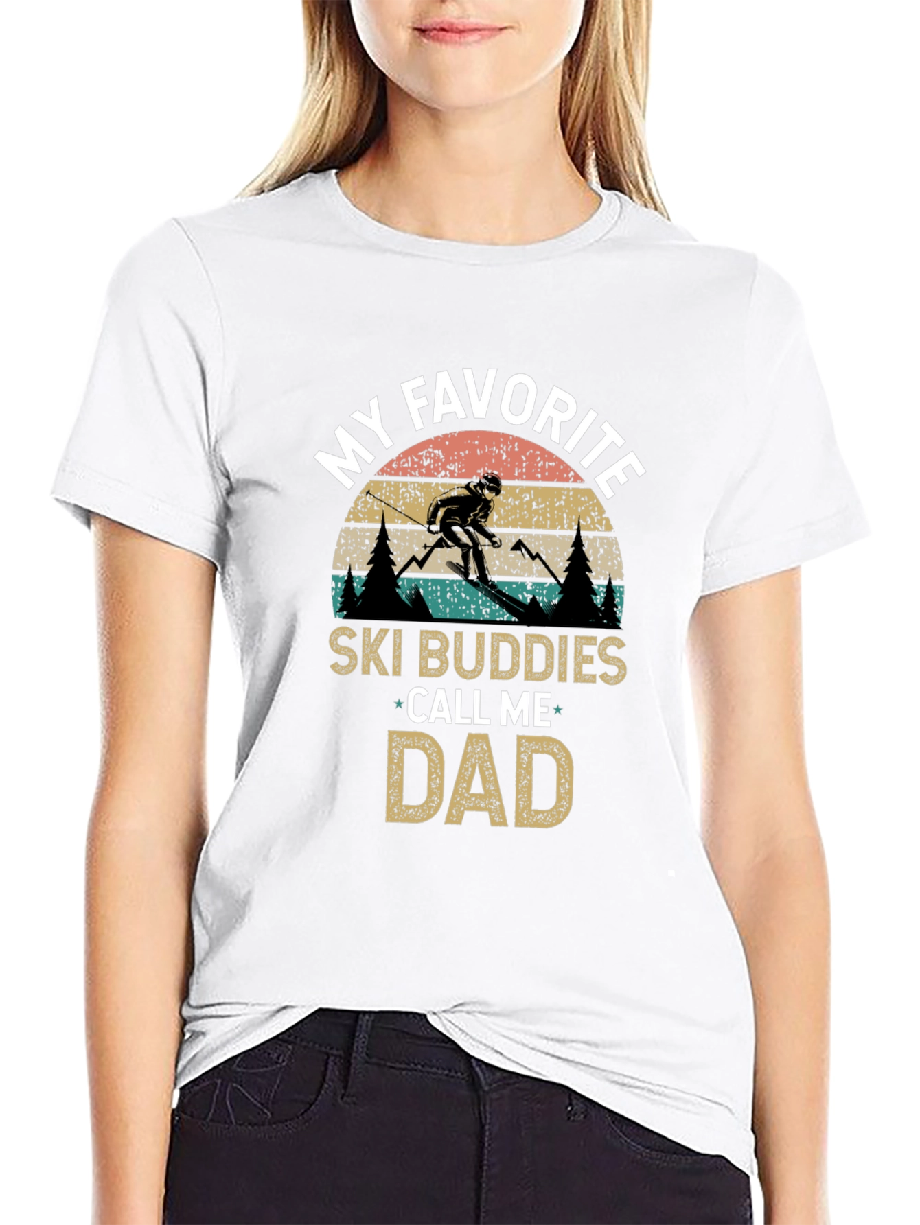 My Favorite Ski Buddies Call Me Dad T-Shirt