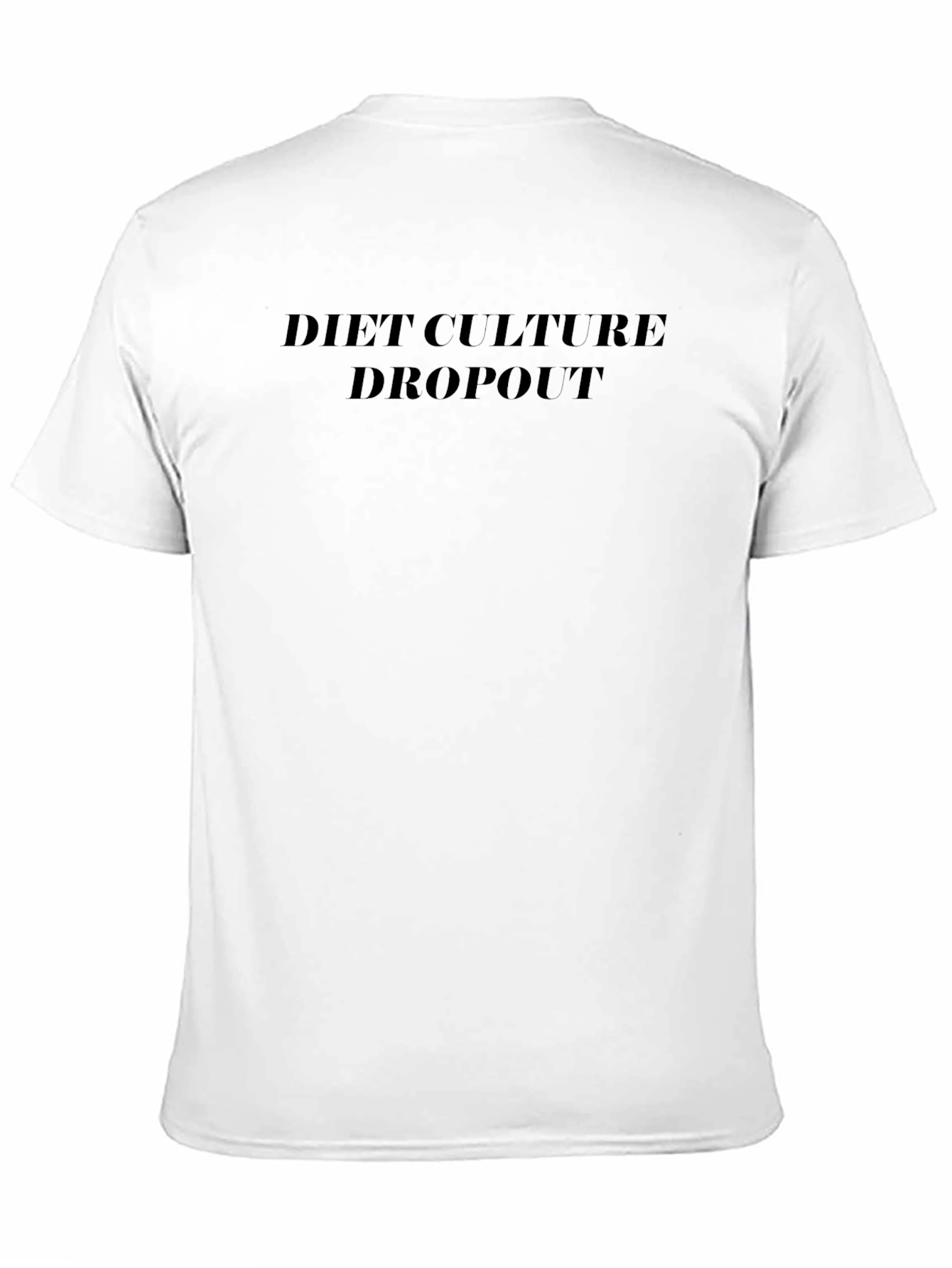 Diet Culture Dropout Black T-Shirt