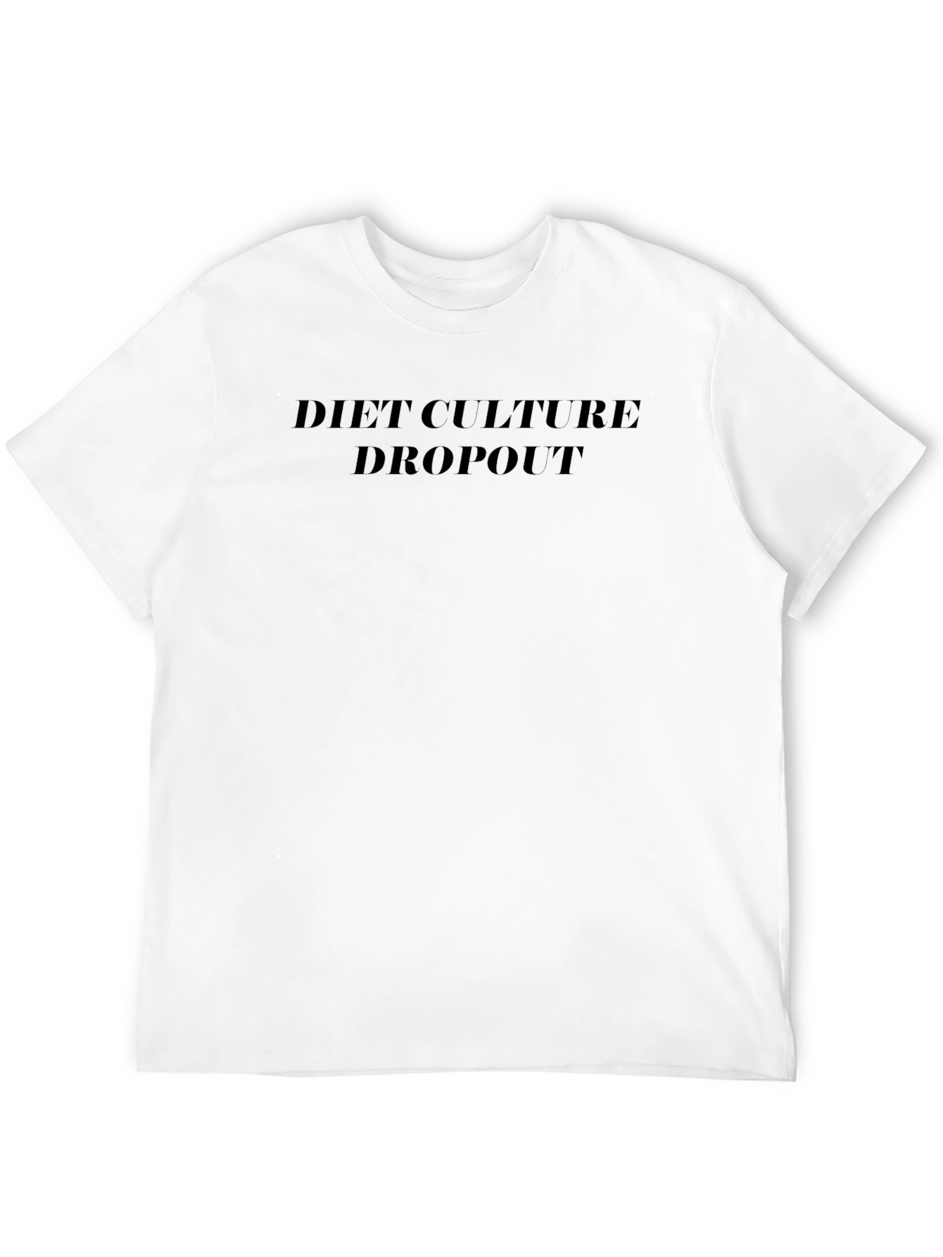 Diet Culture Dropout Black T-Shirt