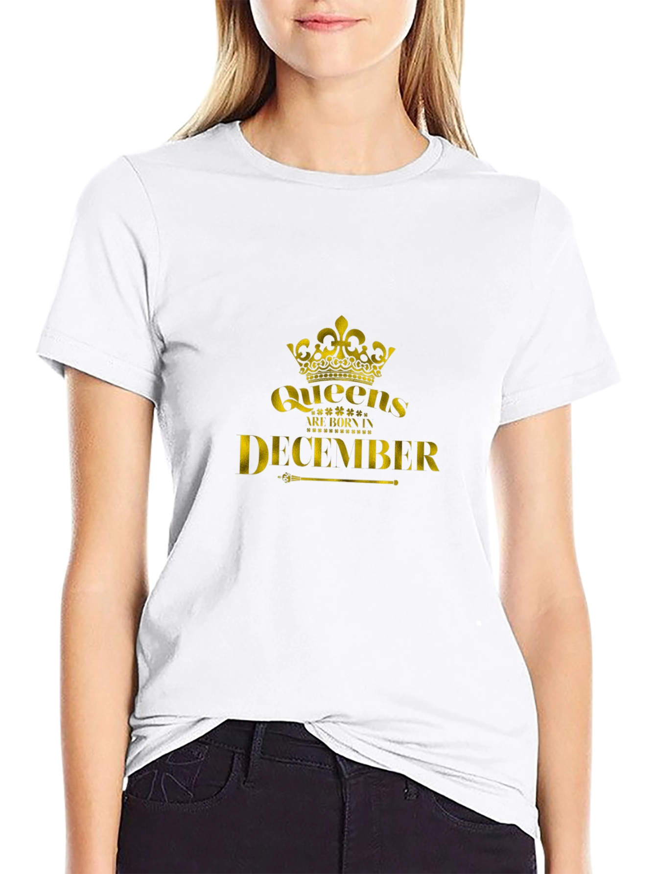 Queens Are Born in December T-Shirt