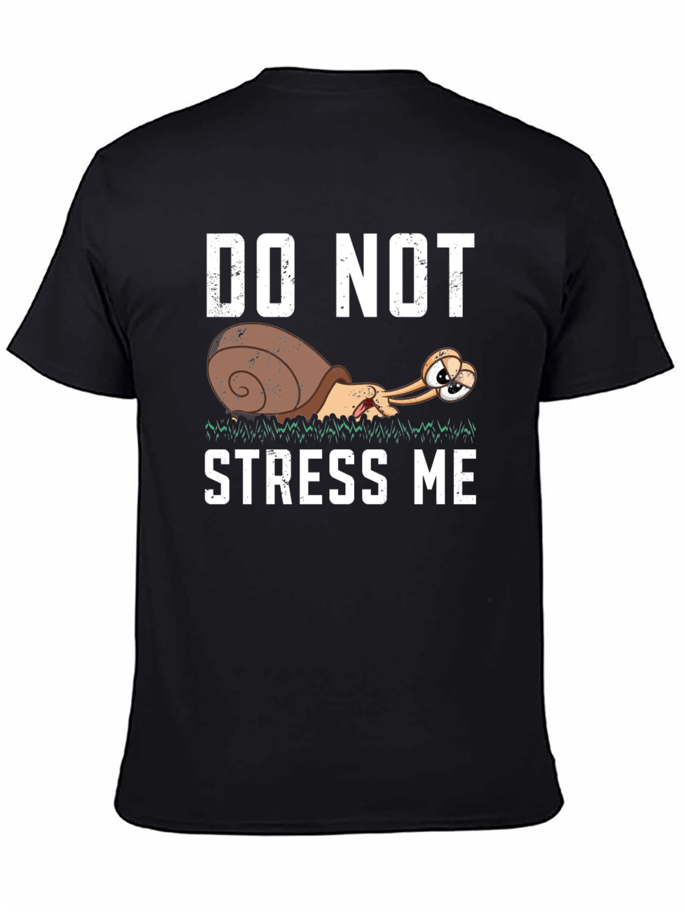 Do Not Stress Me Snail Graphic T-Shirt