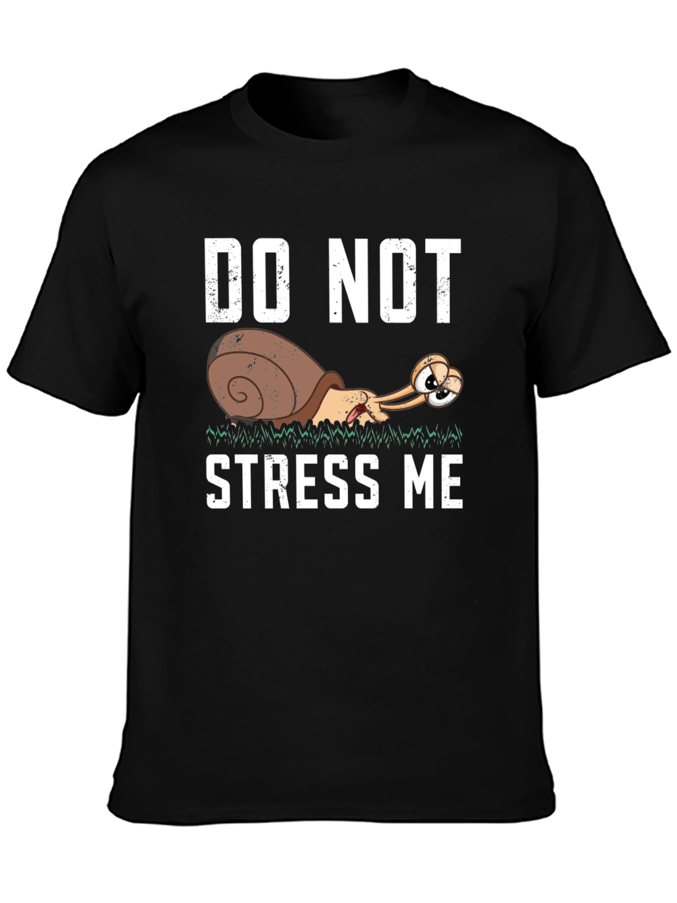 Do Not Stress Me Snail Graphic T-Shirt