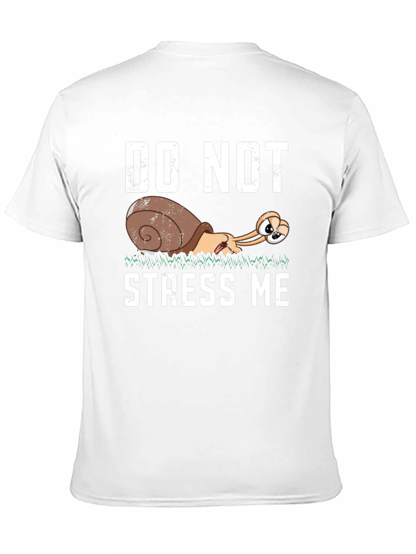 Do Not Stress Me Snail Graphic T-Shirt