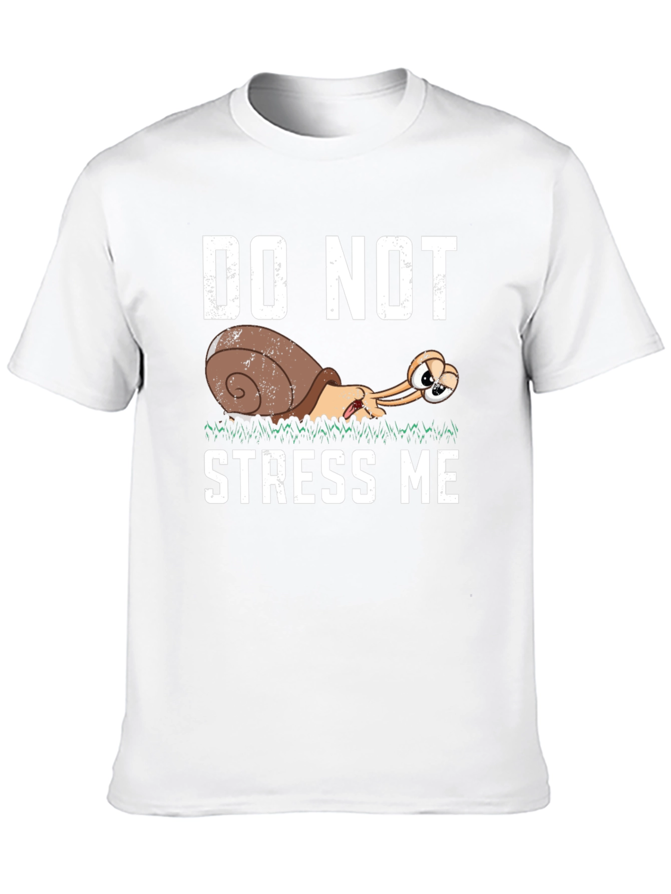 Do Not Stress Me Snail Graphic T-Shirt