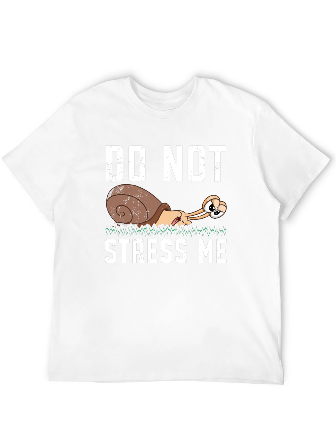 Do Not Stress Me Snail Graphic T-Shirt
