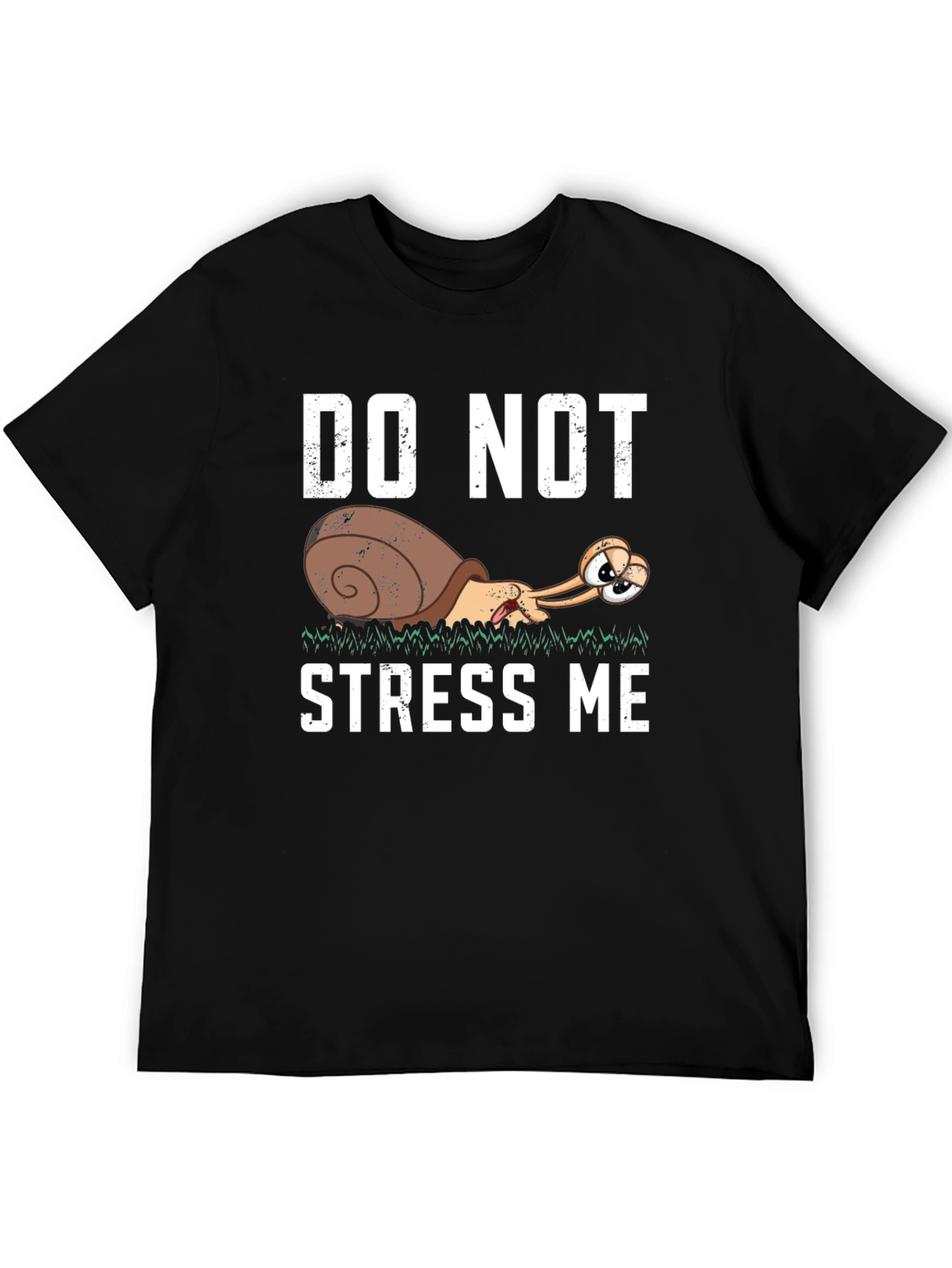 Do Not Stress Me Snail Graphic T-Shirt