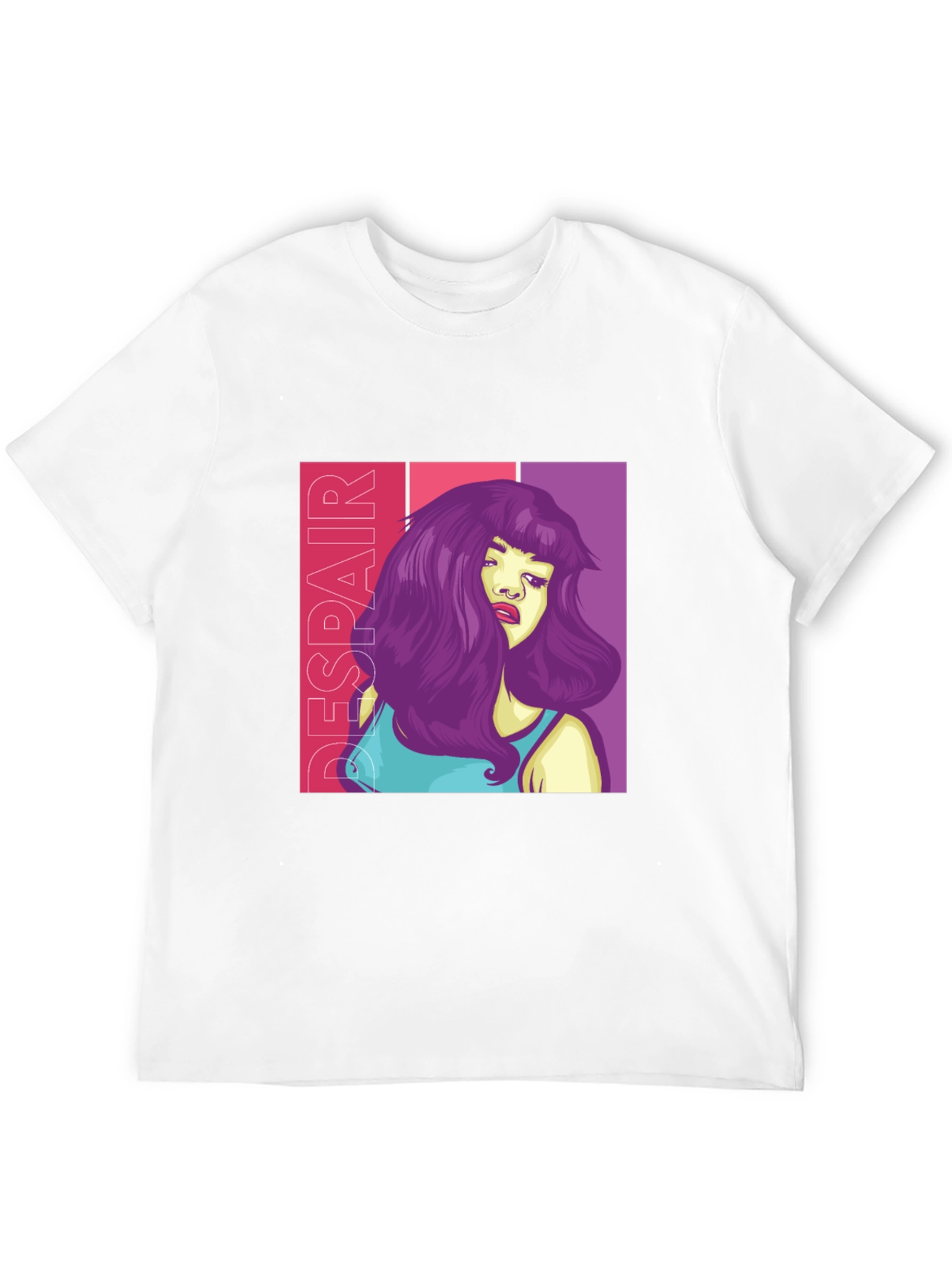 Despair Graphic Tee - Edgy Style