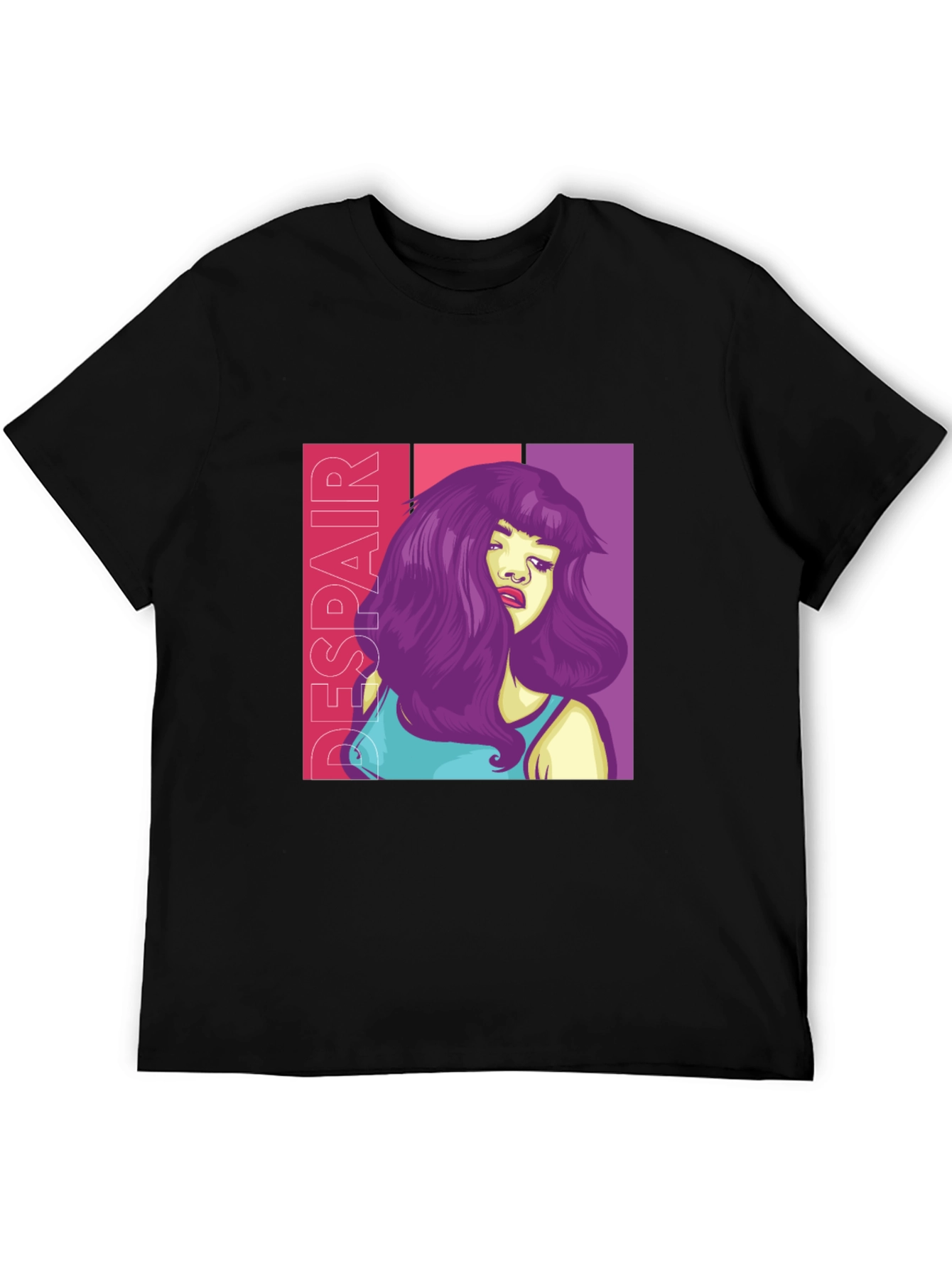 Despair Graphic Tee - Edgy Style