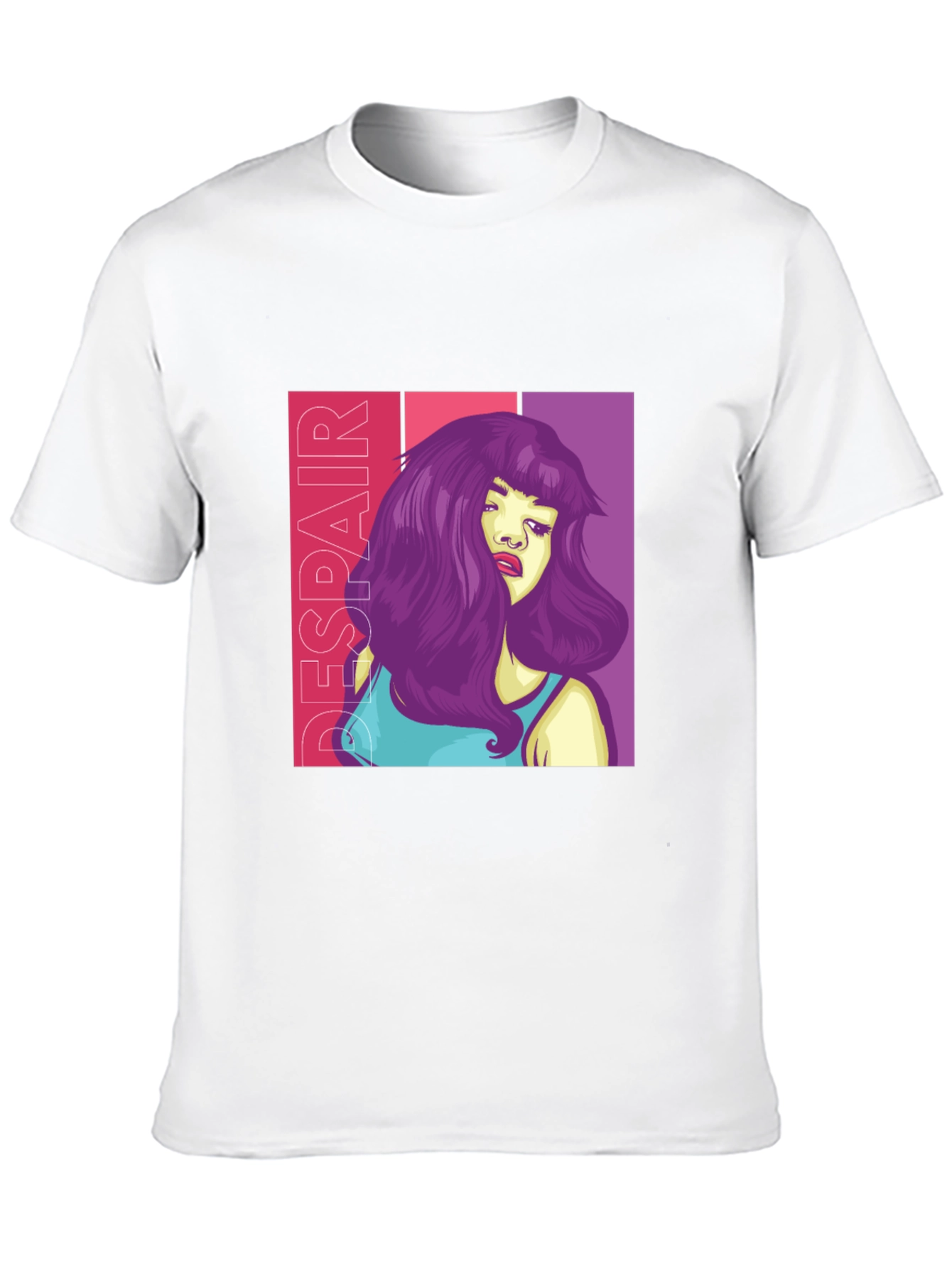 Despair Graphic Tee - Edgy Style