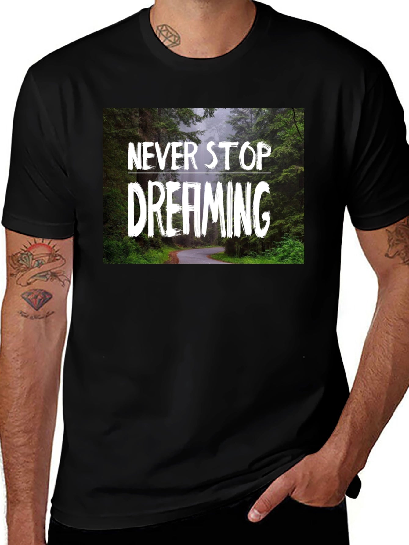 Never Stop Dreaming Graphic Tee