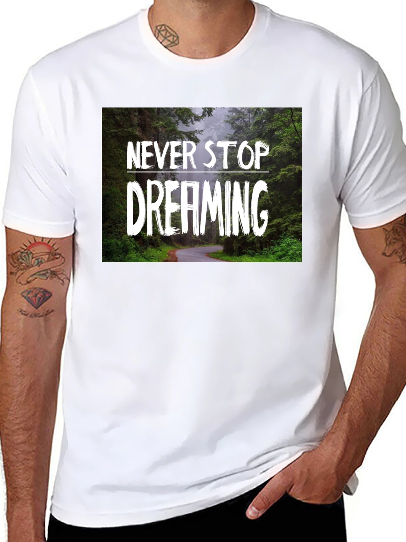 Never Stop Dreaming Graphic Tee