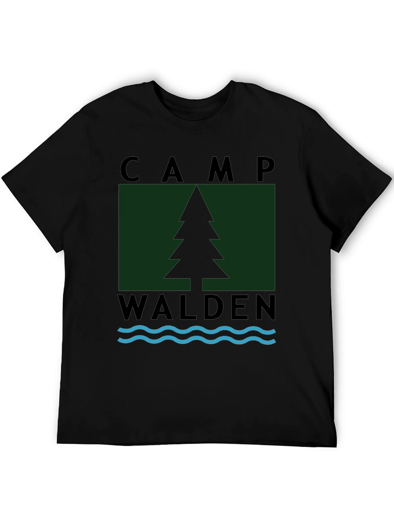 Camp Walden Graphic T-Shirt - Black