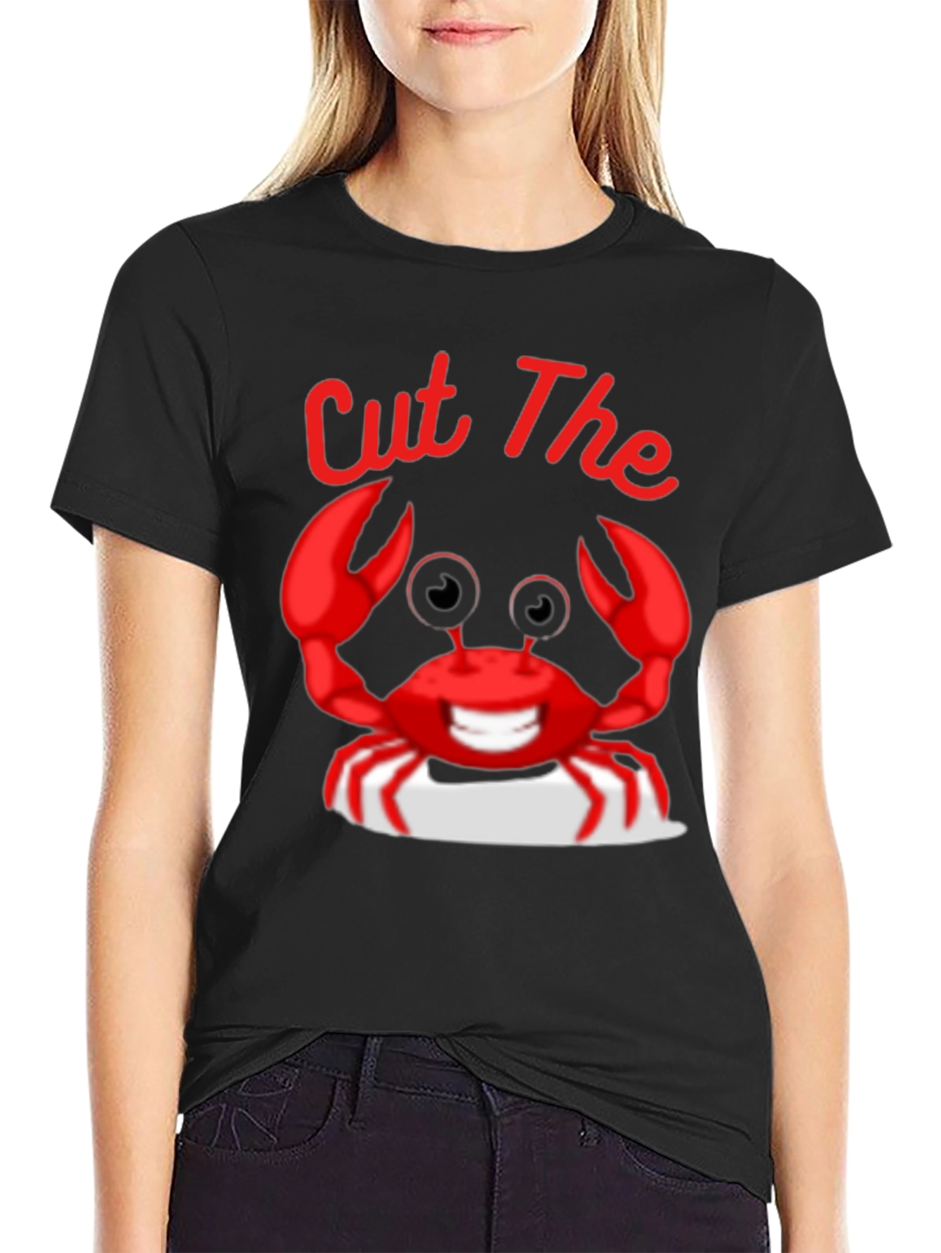 Cut the Crab T-Shirt - Novelty Graphic Tee