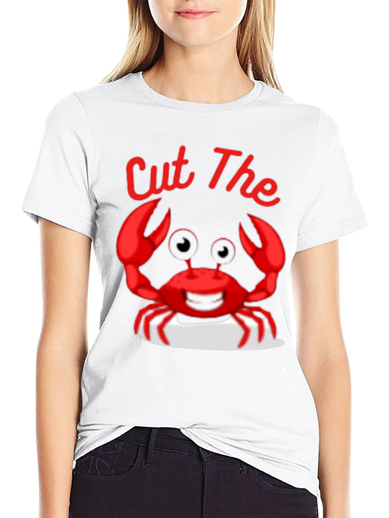 Cut the Crab T-Shirt - Novelty Graphic Tee