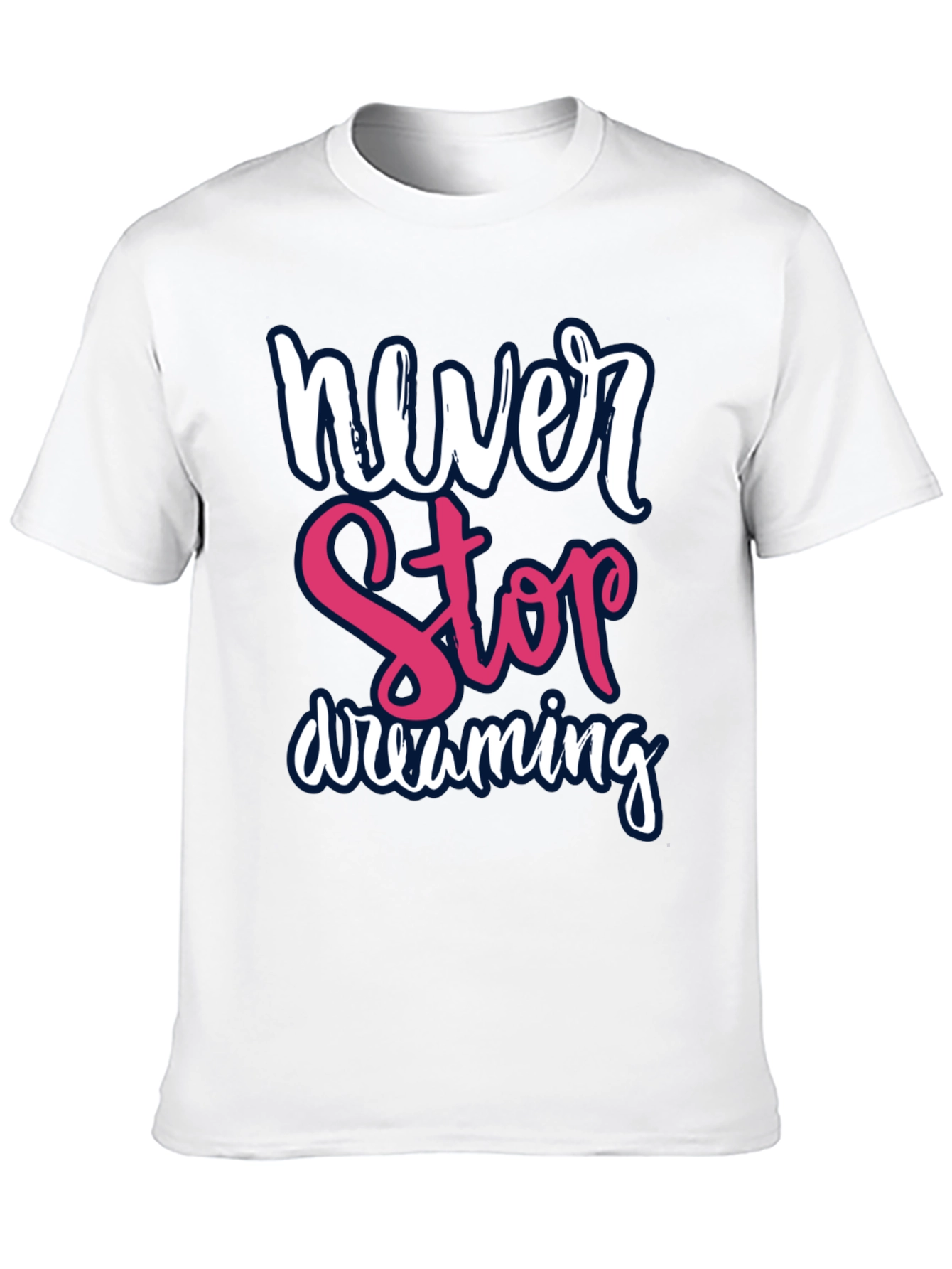Never Stop Dreaming Graphic Tee - Black