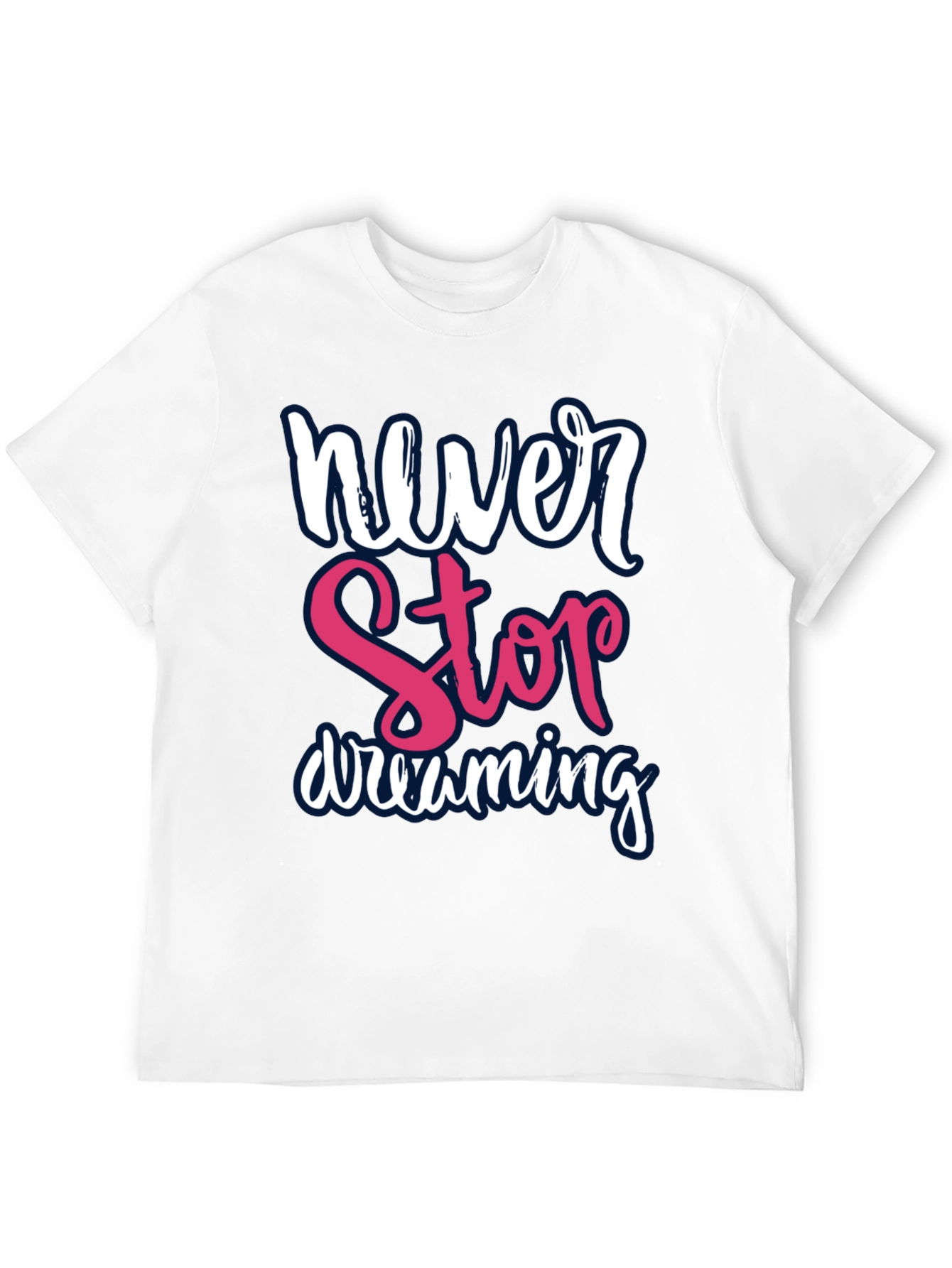 Never Stop Dreaming Graphic Tee - Black
