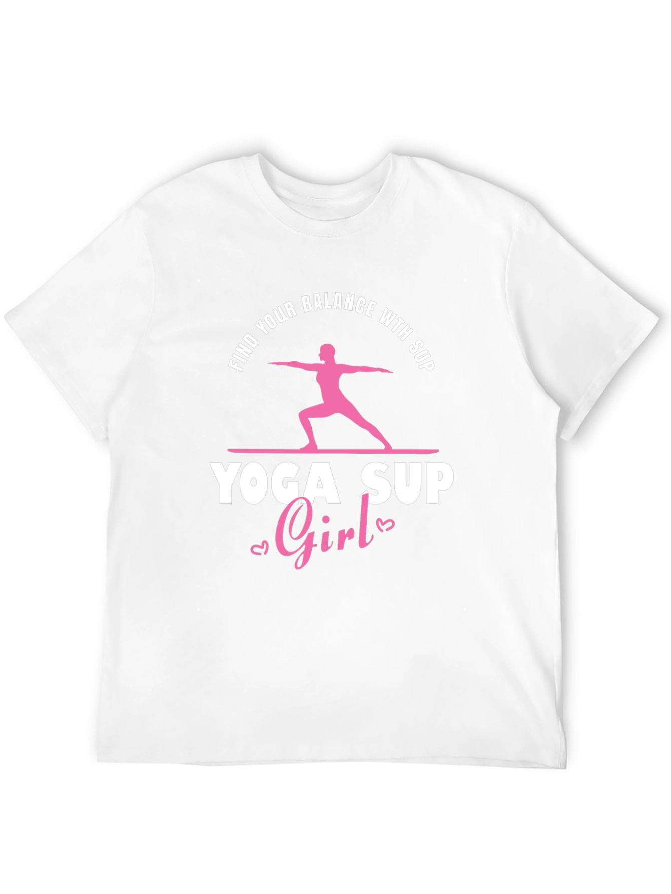 Yoga SUP Girl T-Shirt - Find Your Balance Tee