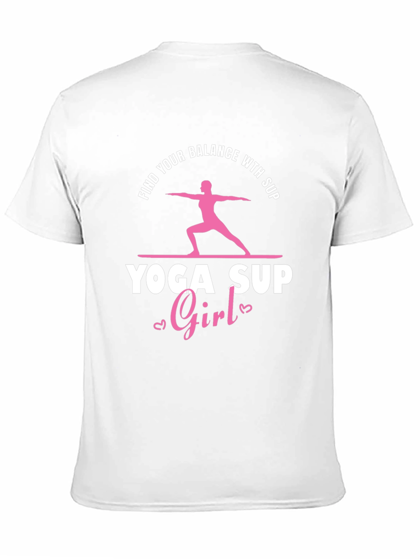 Yoga SUP Girl T-Shirt - Find Your Balance Tee