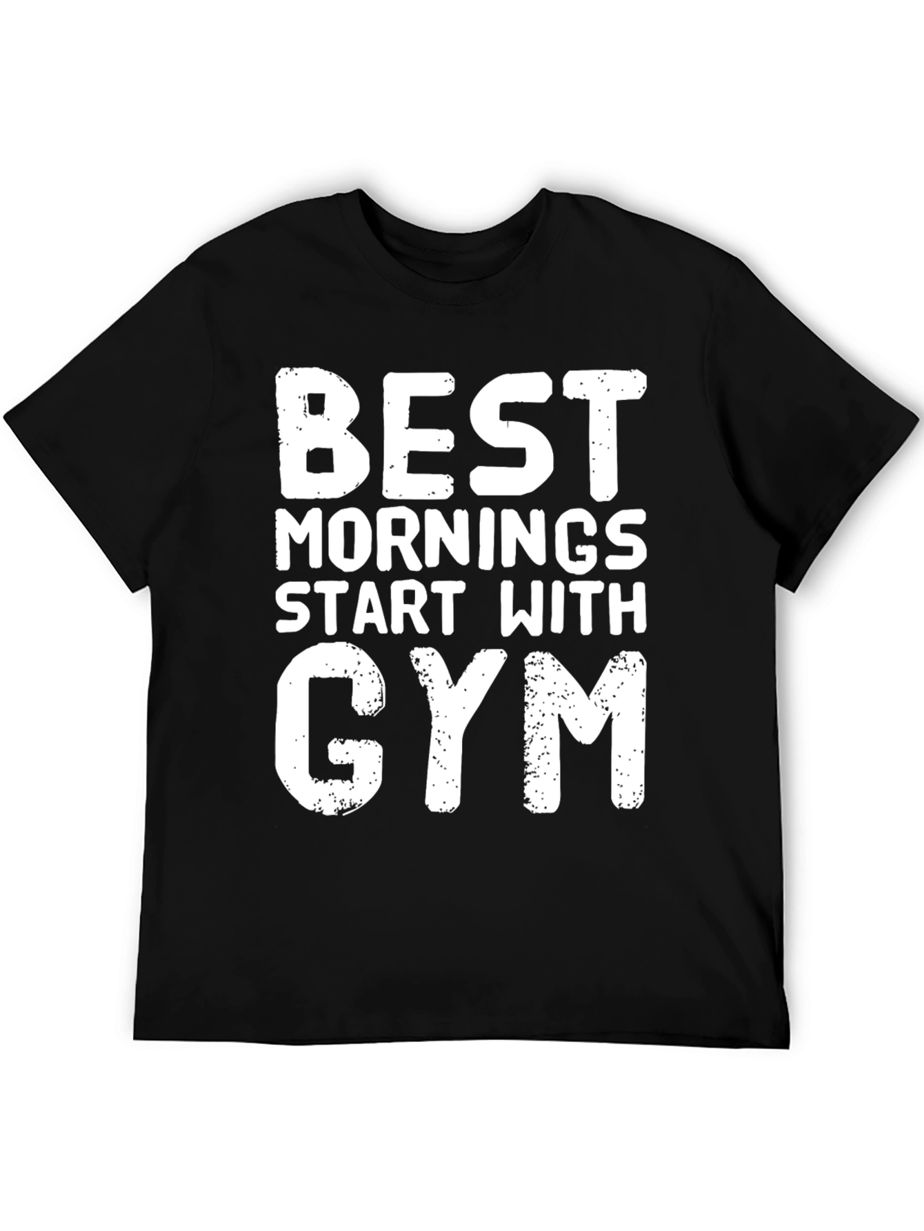 Best Mornings Gym T-Shirt - Black