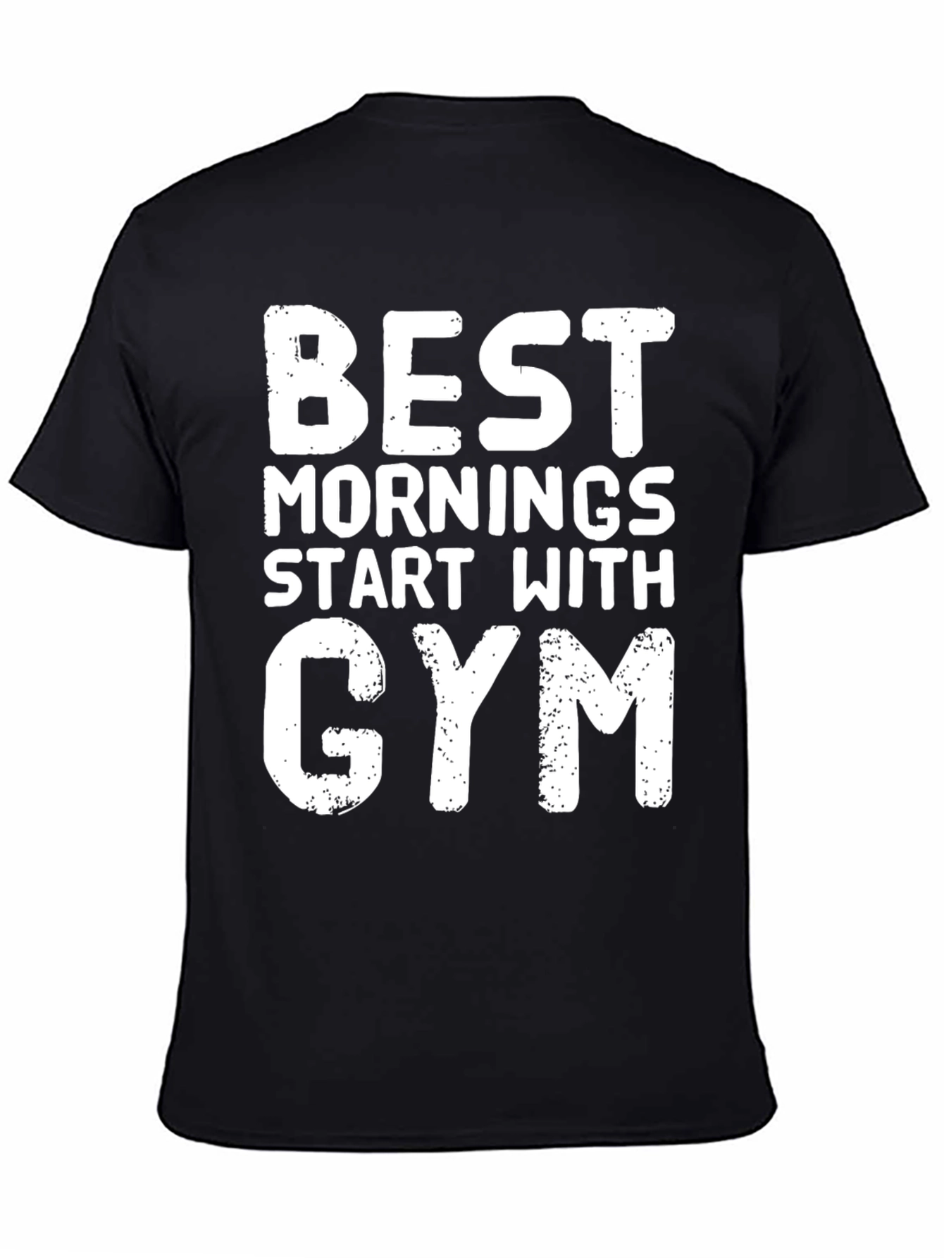 Best Mornings Gym T-Shirt - Black