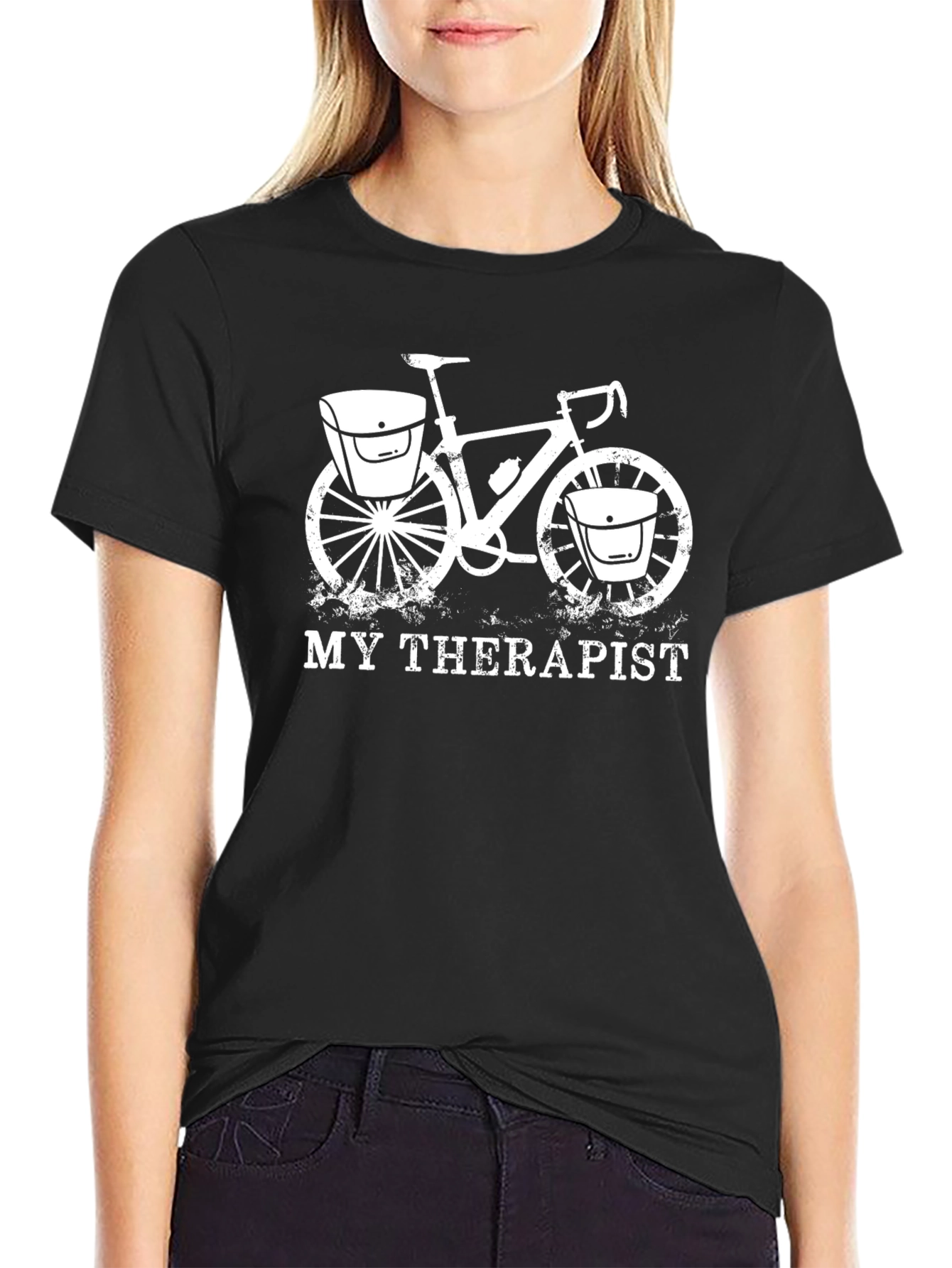 My Therapist: Bike Graphic Tee - Cycling Therapy Shirt