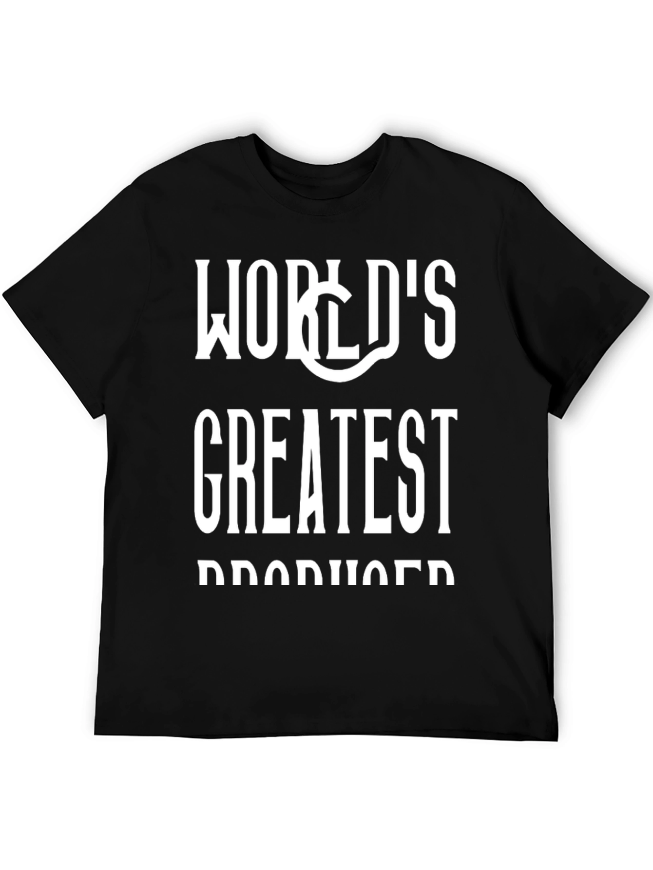 Worlds Greatest Producer Black T-Shirt