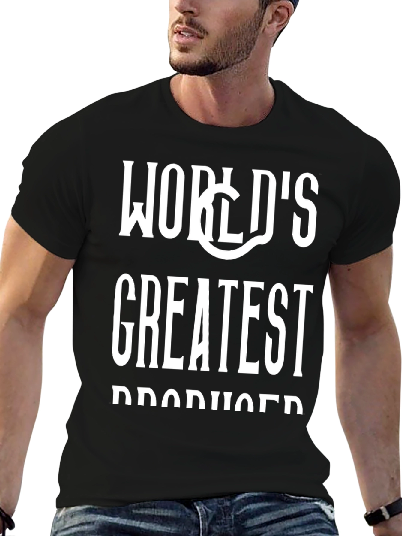 Worlds Greatest Producer Black T-Shirt