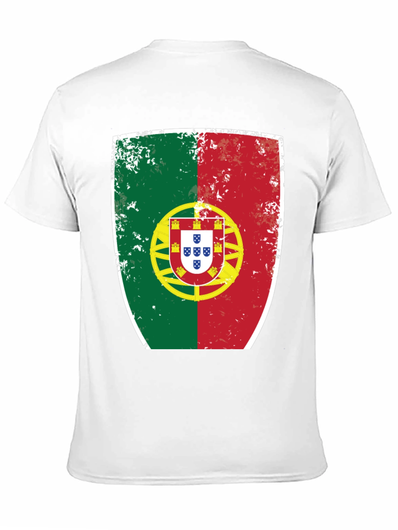 Portugal Flag Shield Graphic T-Shirt