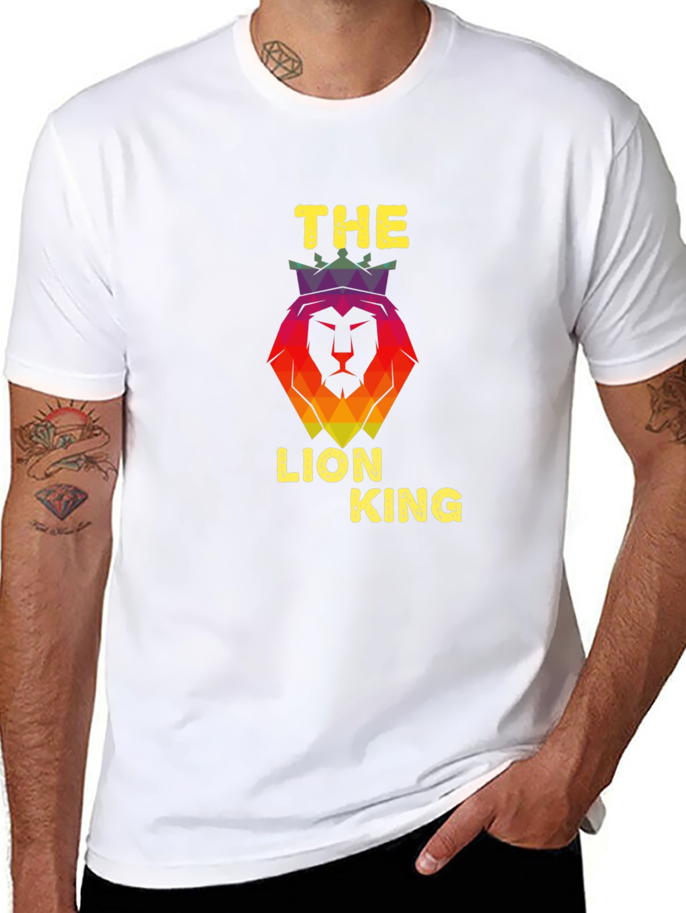 The Lion King Graphic Print Black T-Shirt