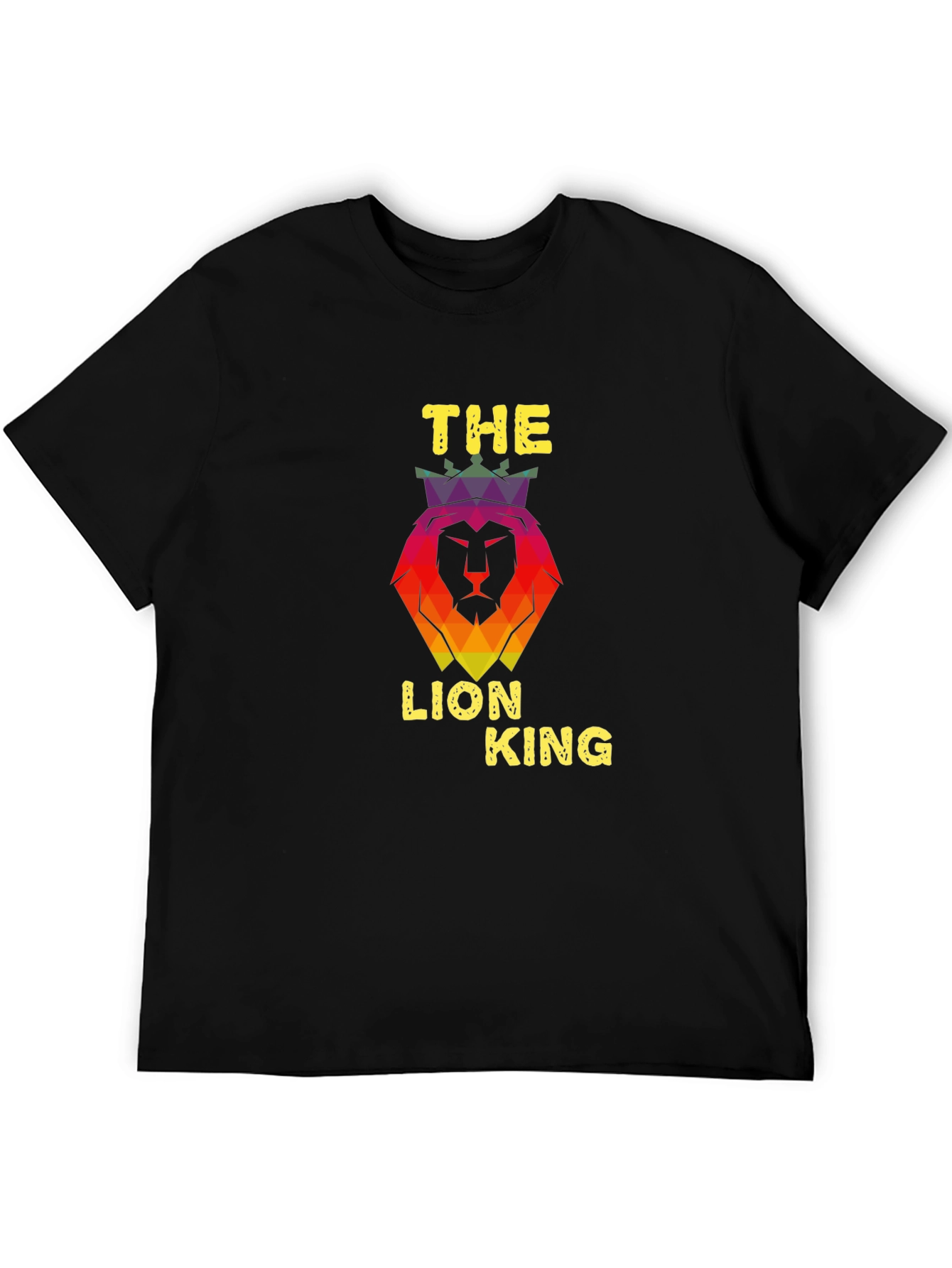 The Lion King Graphic Print Black T-Shirt