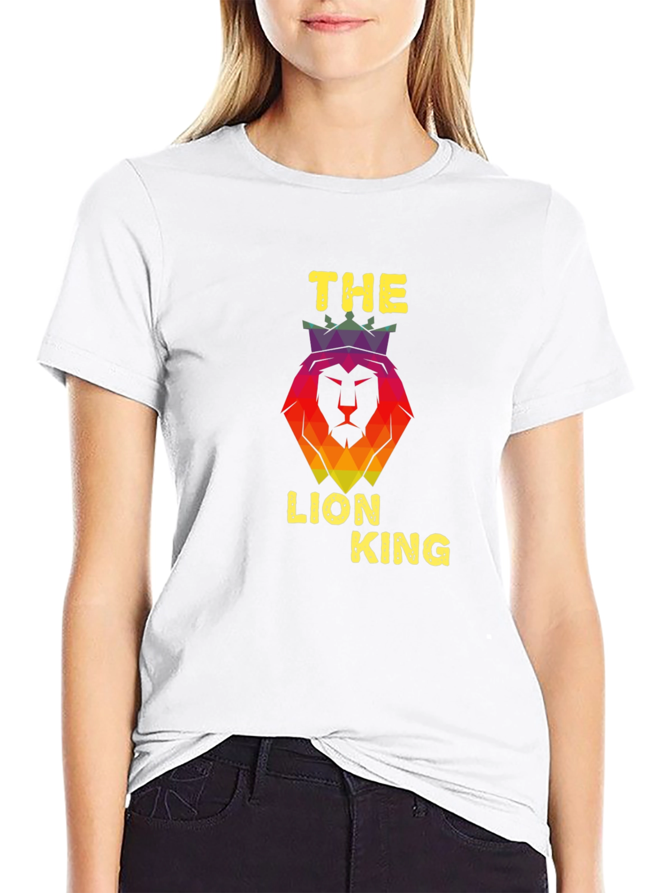 The Lion King Graphic Print Black T-Shirt