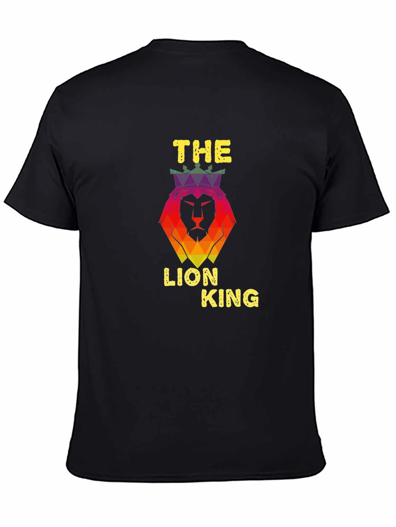The Lion King Graphic Print Black T-Shirt