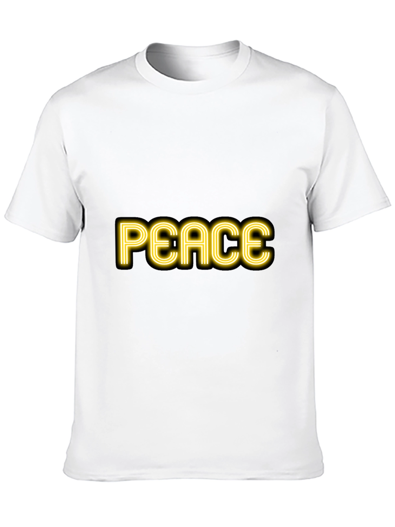 Peace Graphic Black T-Shirt