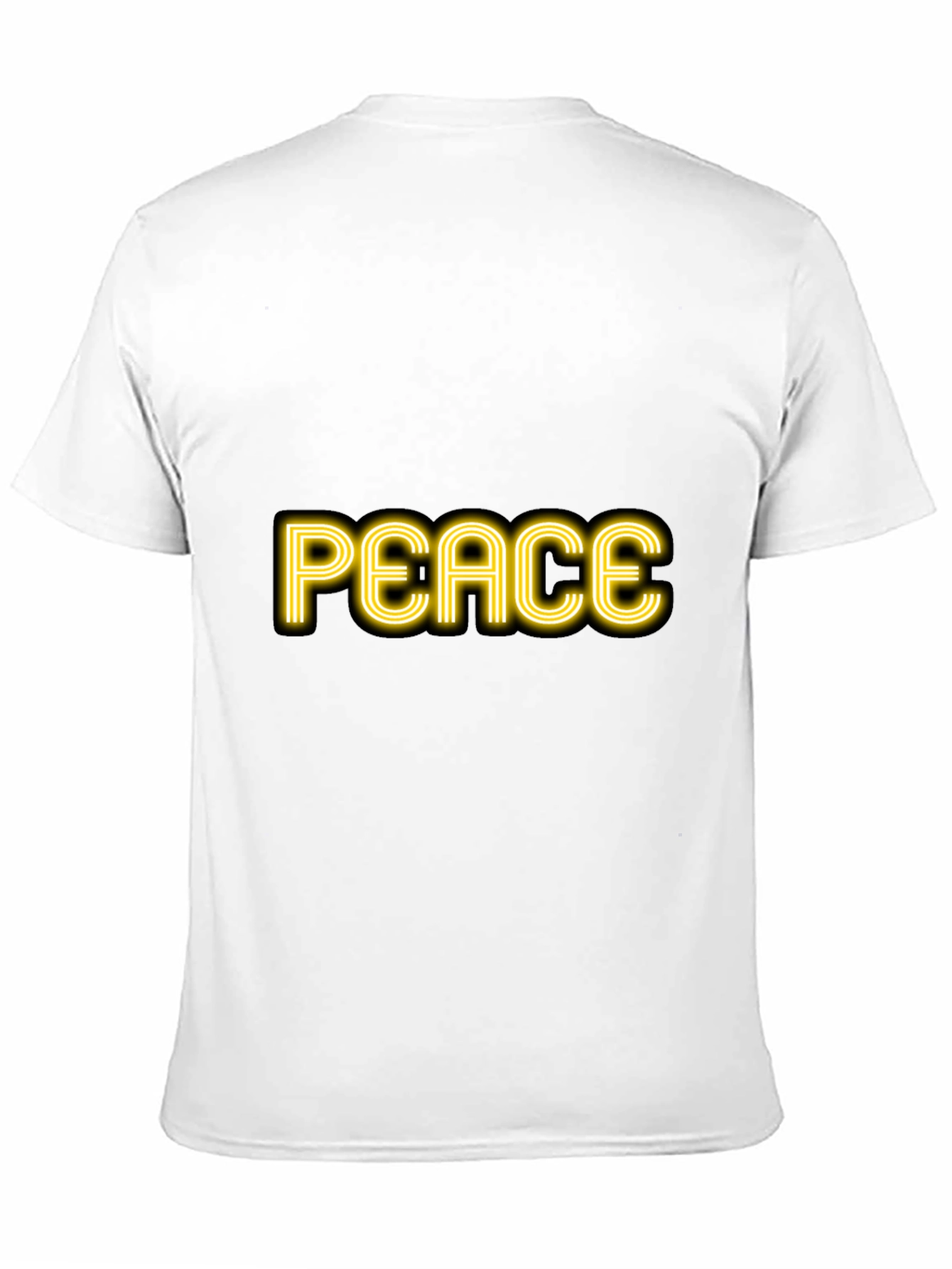 Peace Graphic Black T-Shirt