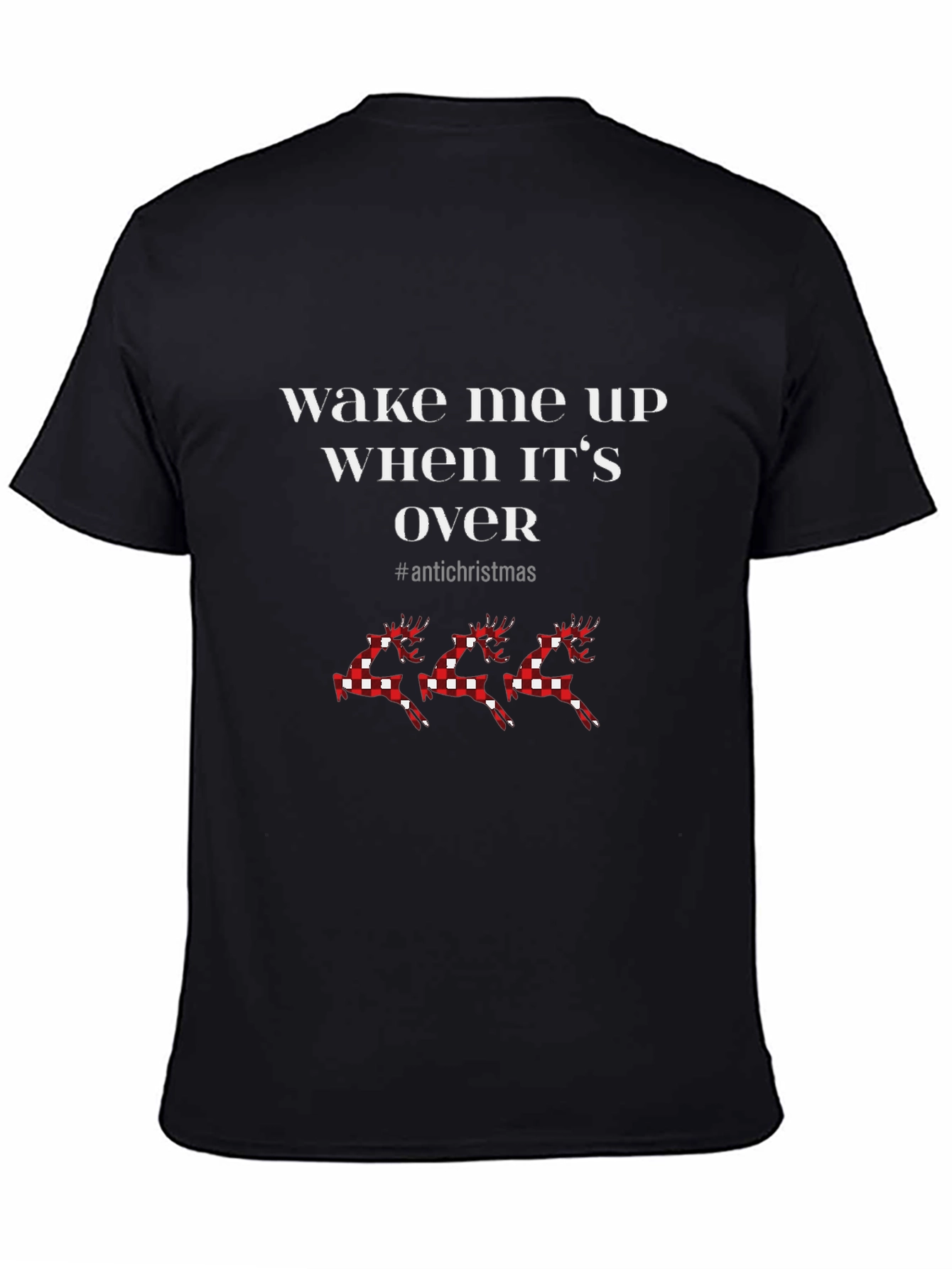 Antichristmas Reindeer Graphic Tee