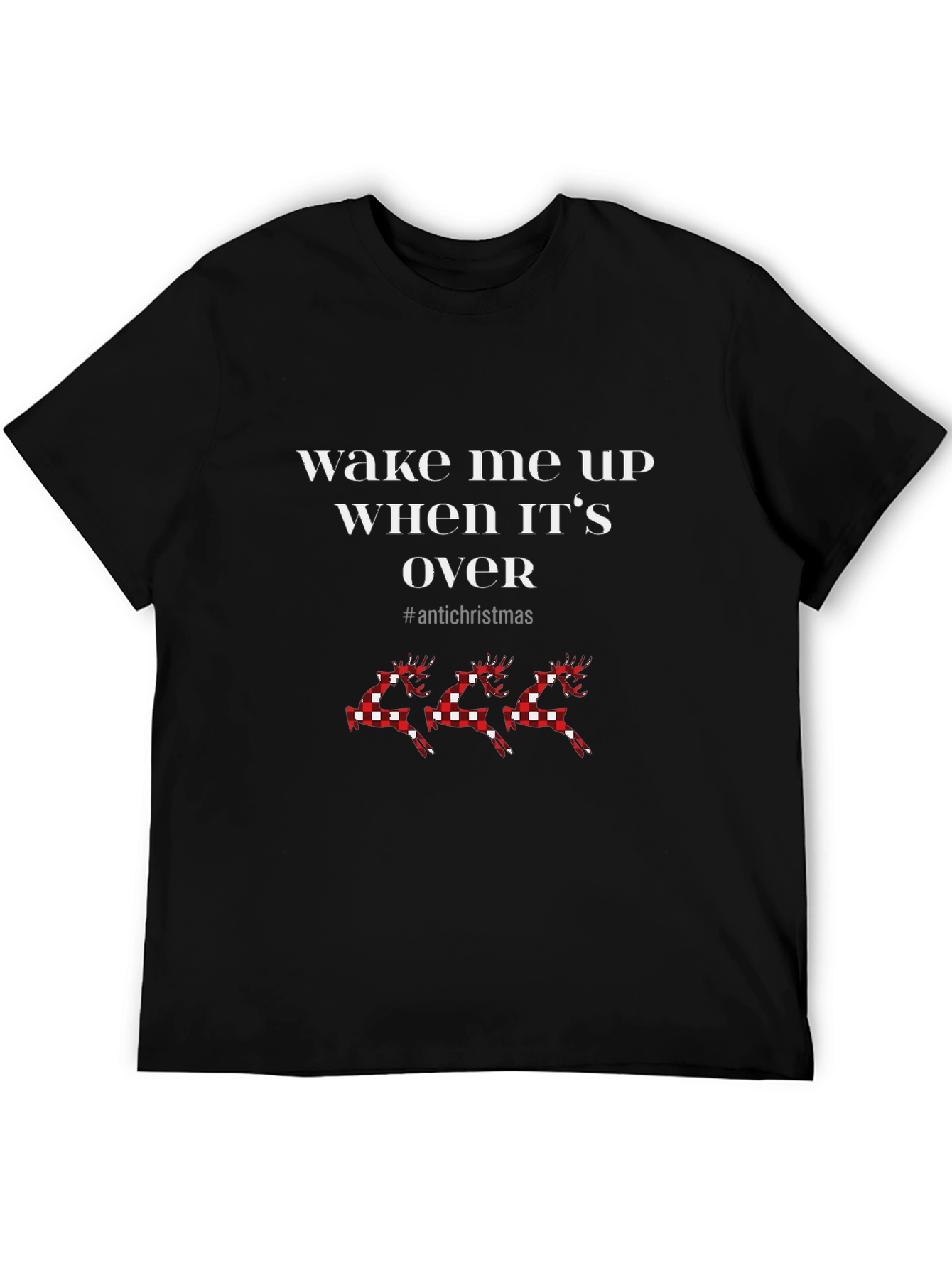 Antichristmas Reindeer Graphic Tee