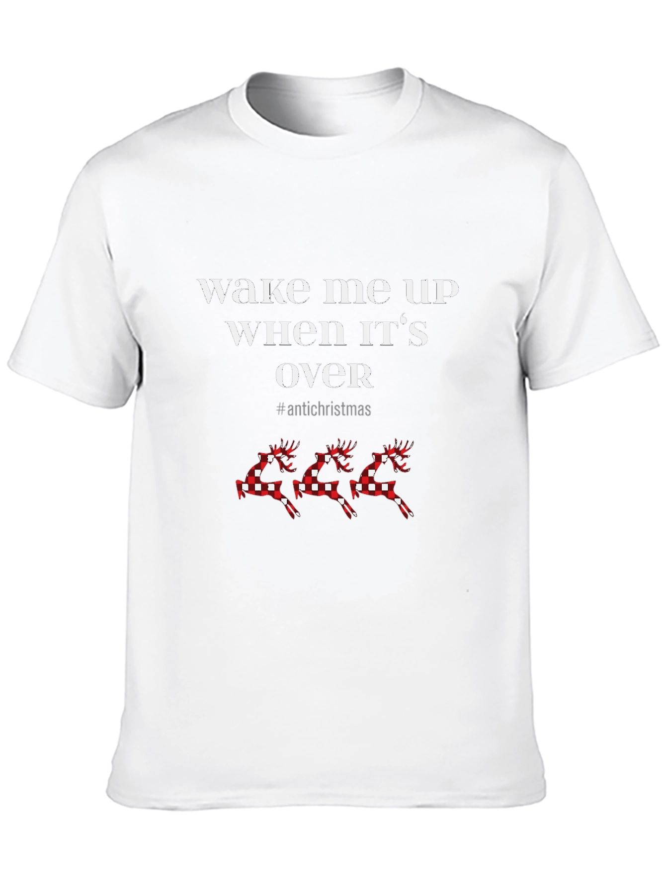 Antichristmas Reindeer Graphic Tee