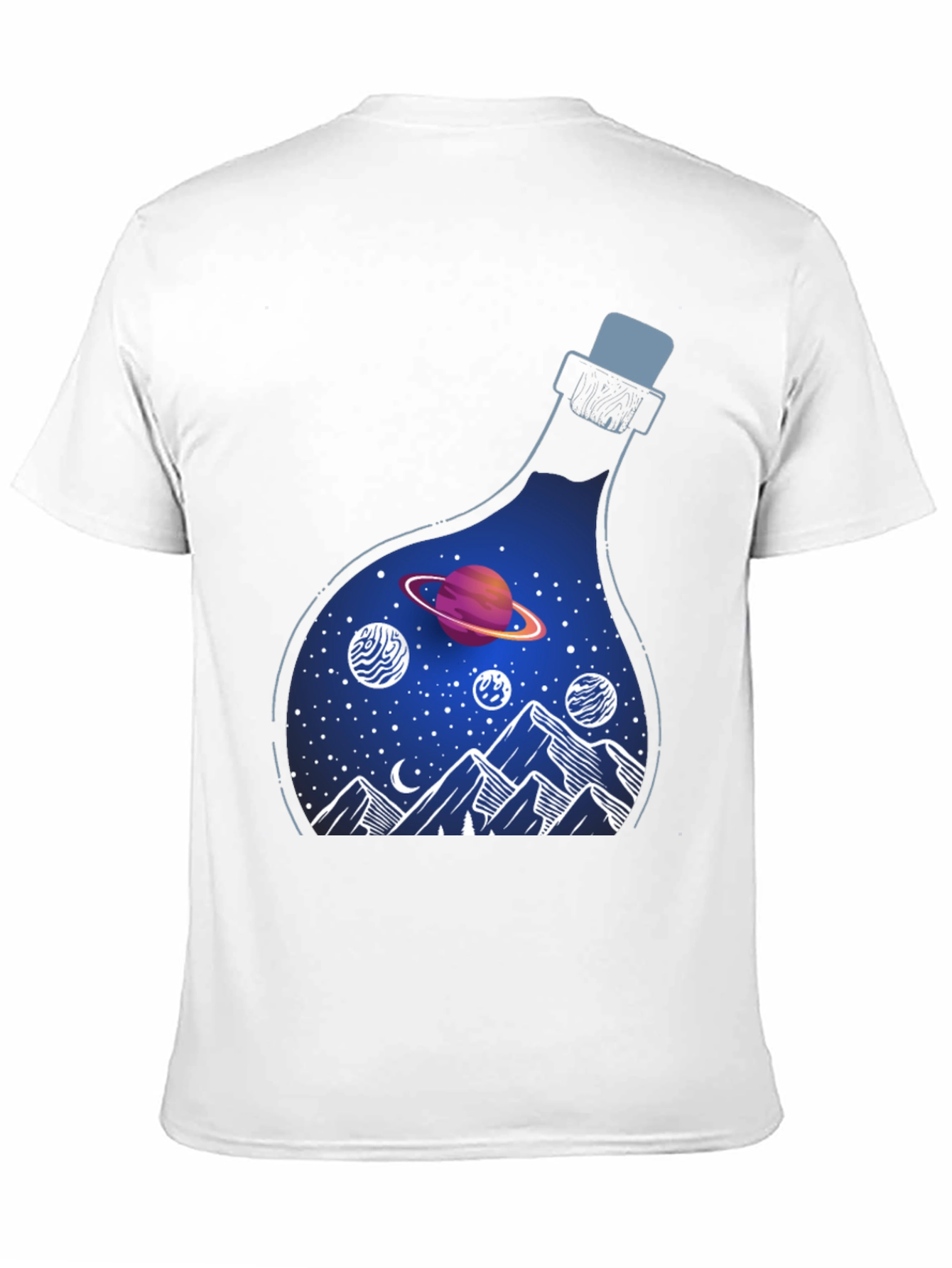 Cosmic Dreams T-Shirt: Galaxy in a Bottle